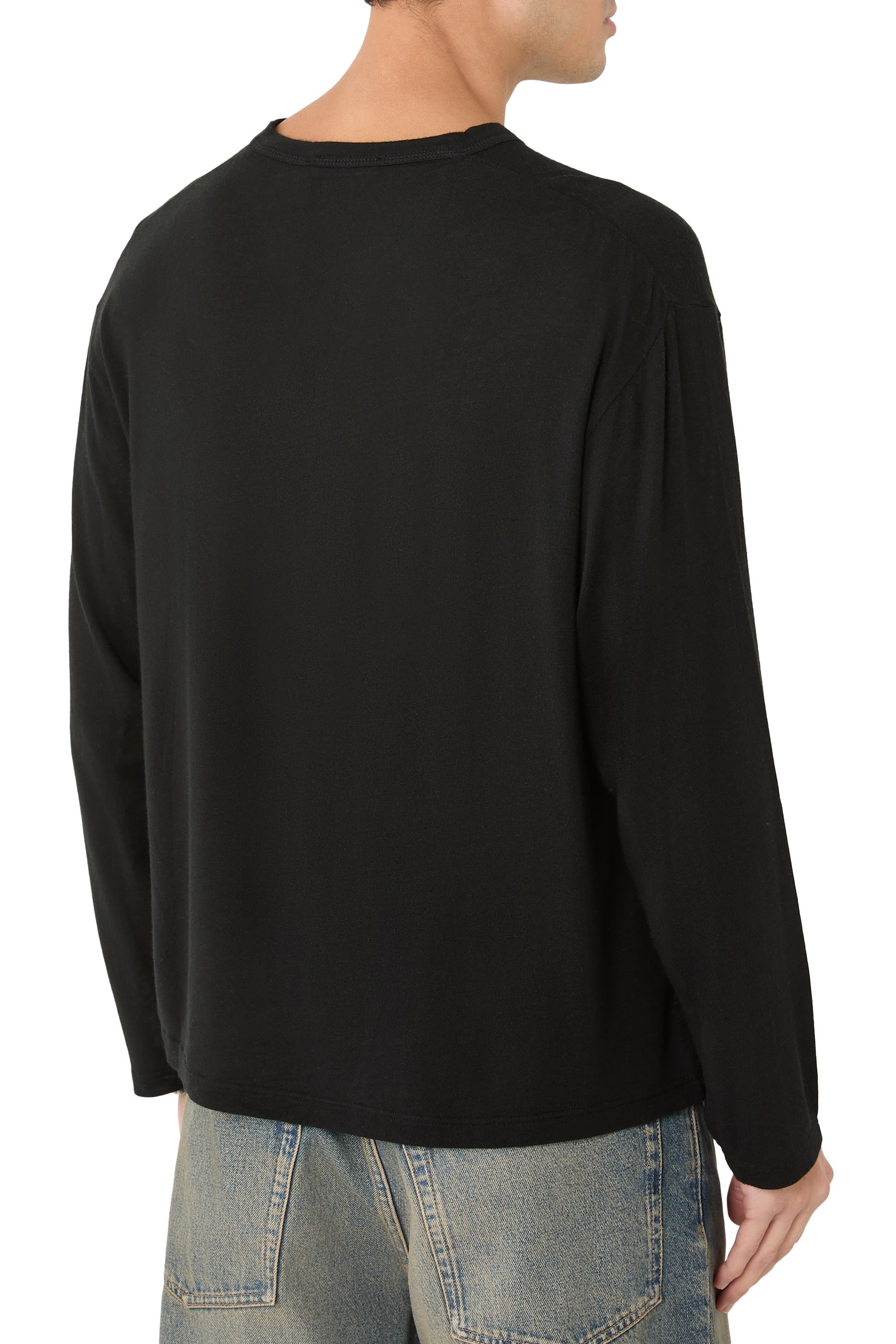  Mini Logo Sheer Long Sleeve T-Shirt