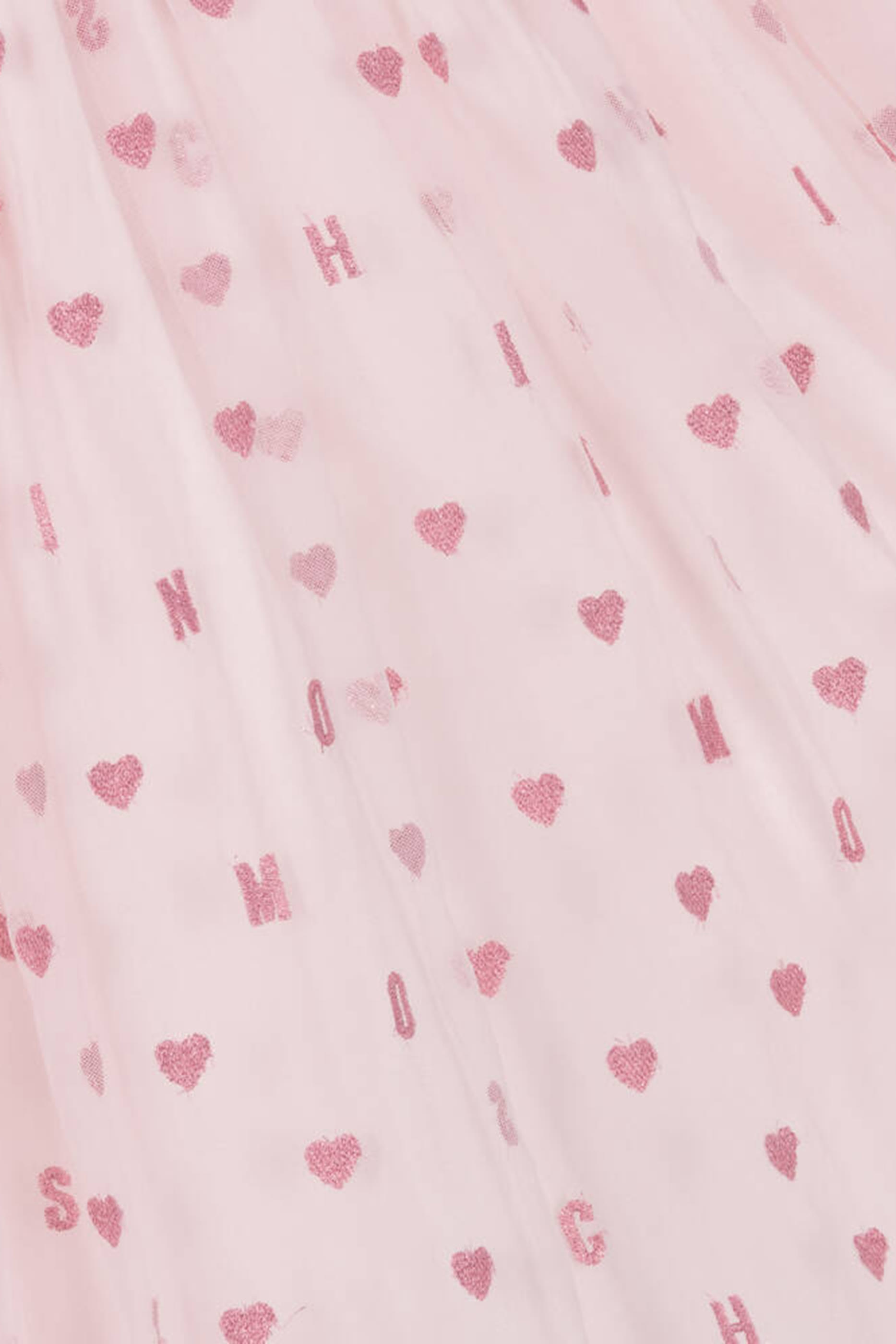 Kids Logo and Hearts Tulle Dress