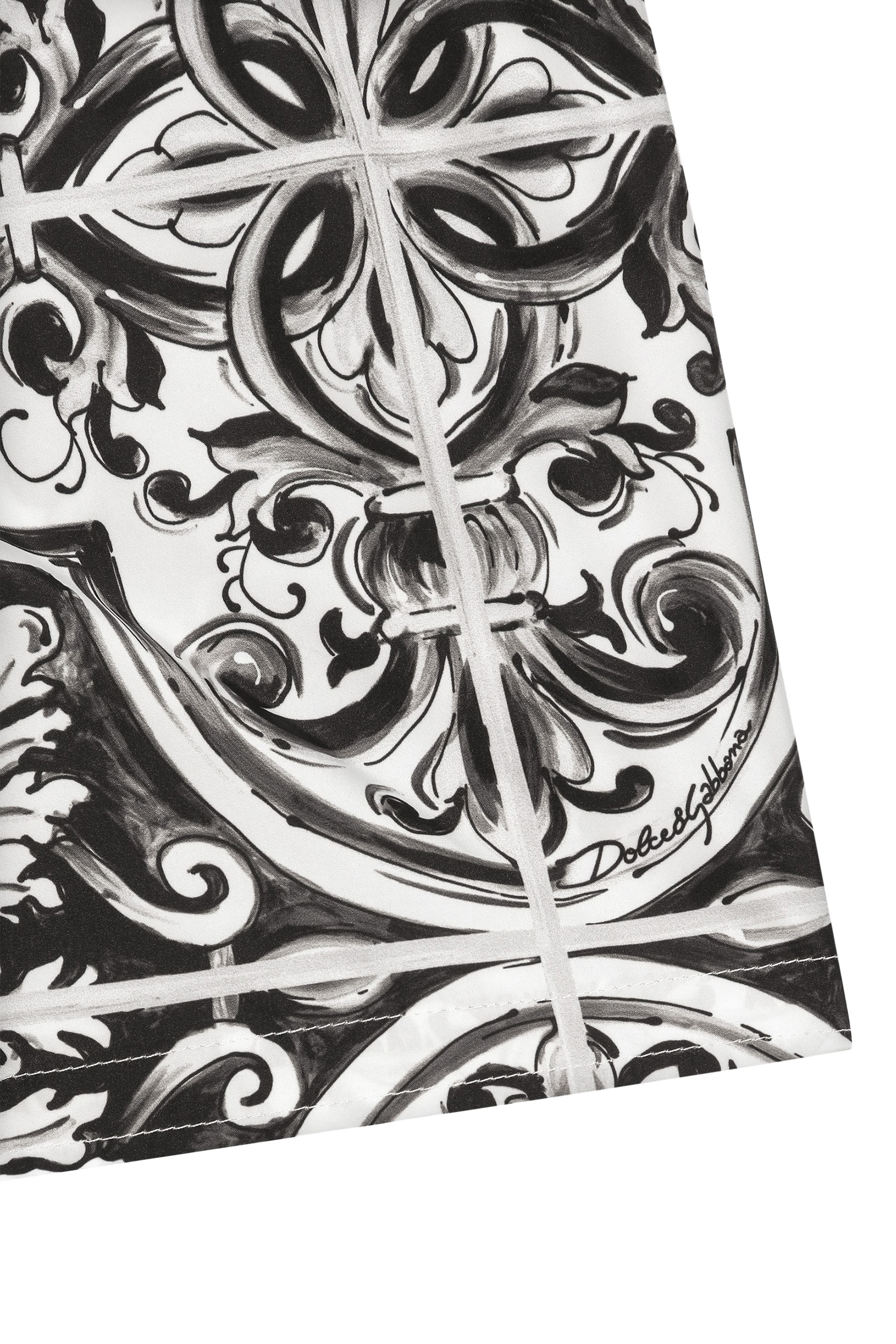 Kids Majolica-Print Shorts