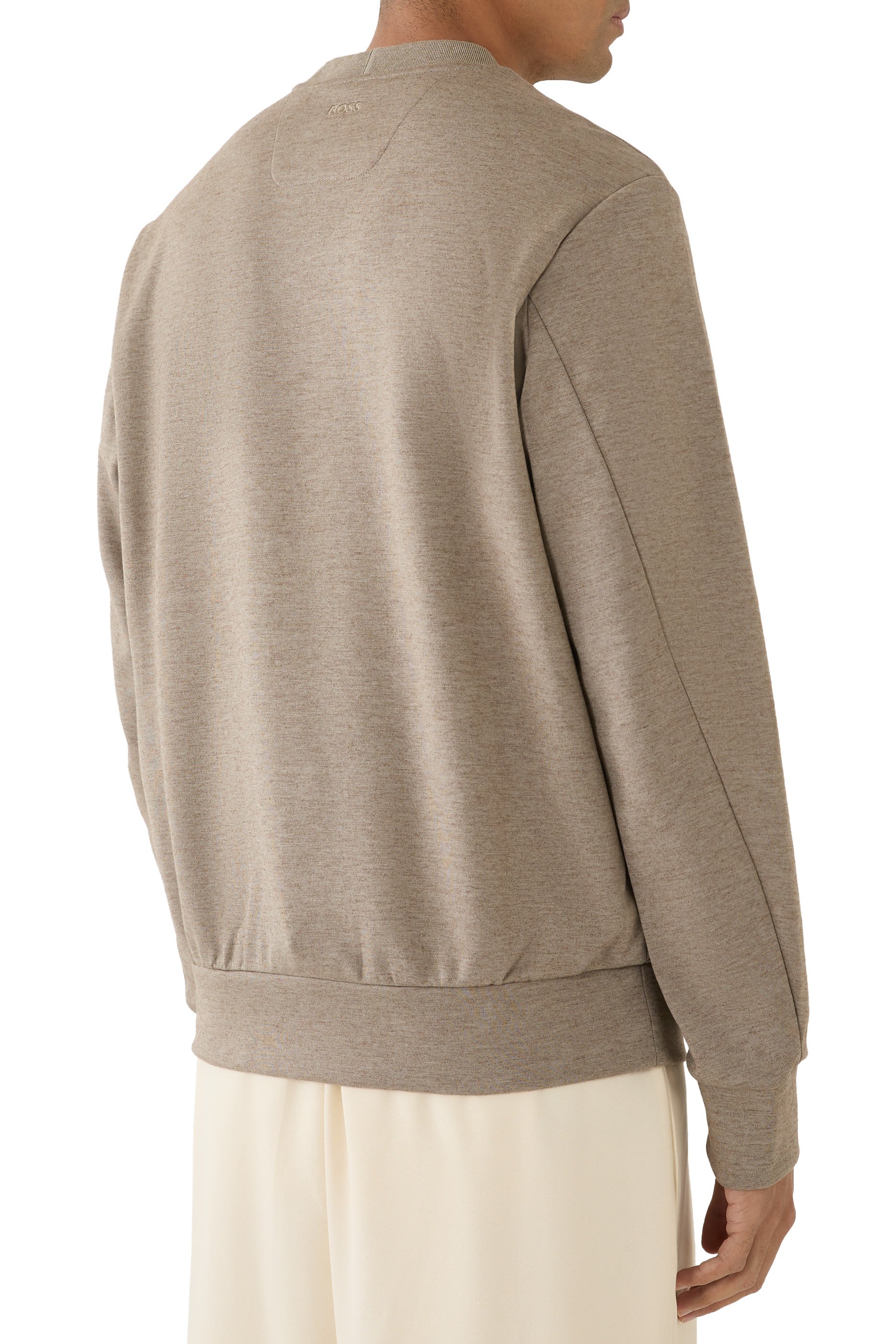 Logo Wing-Detail Sweatshirt