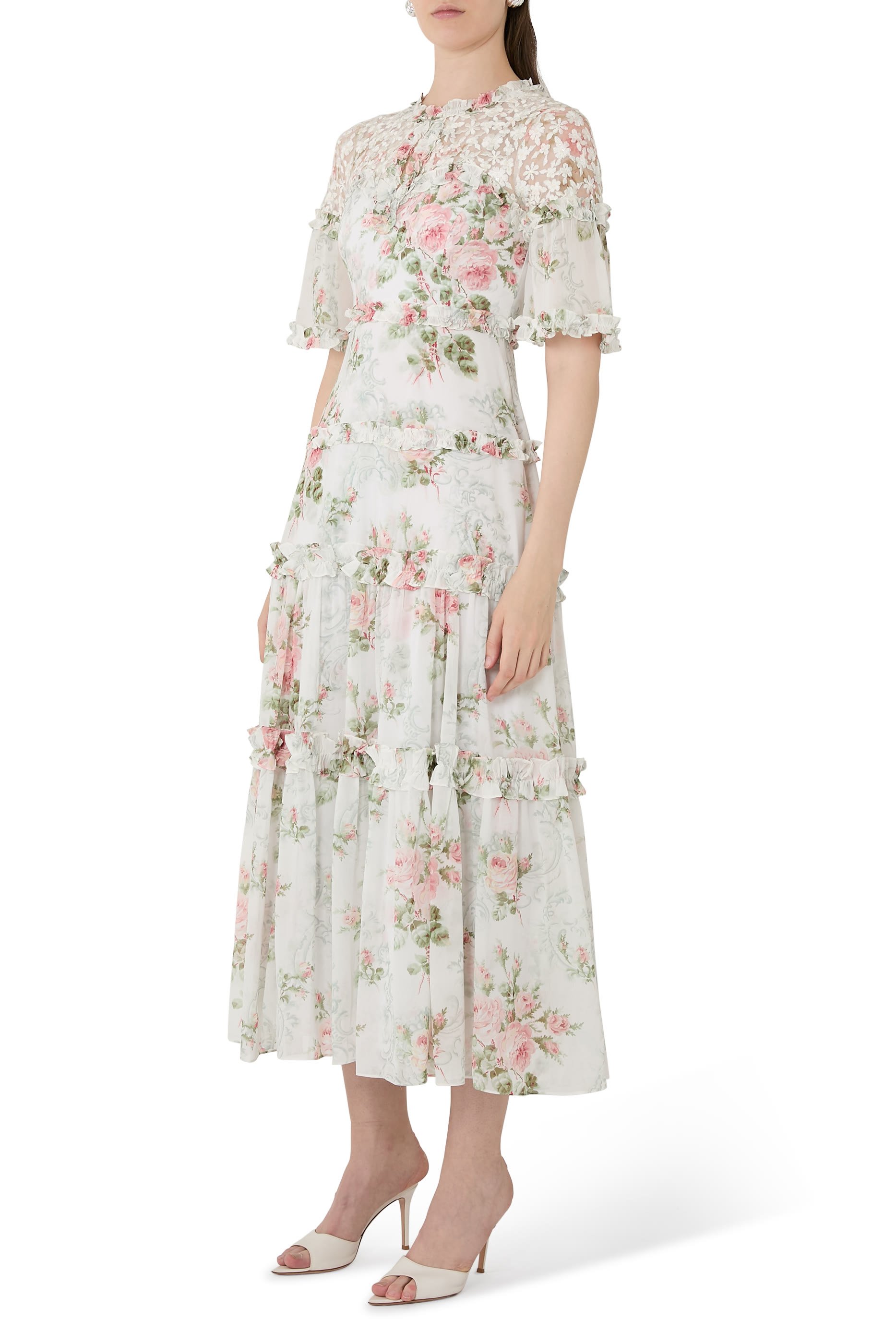  Madame Rose Carla Chiffon Ankle Gown