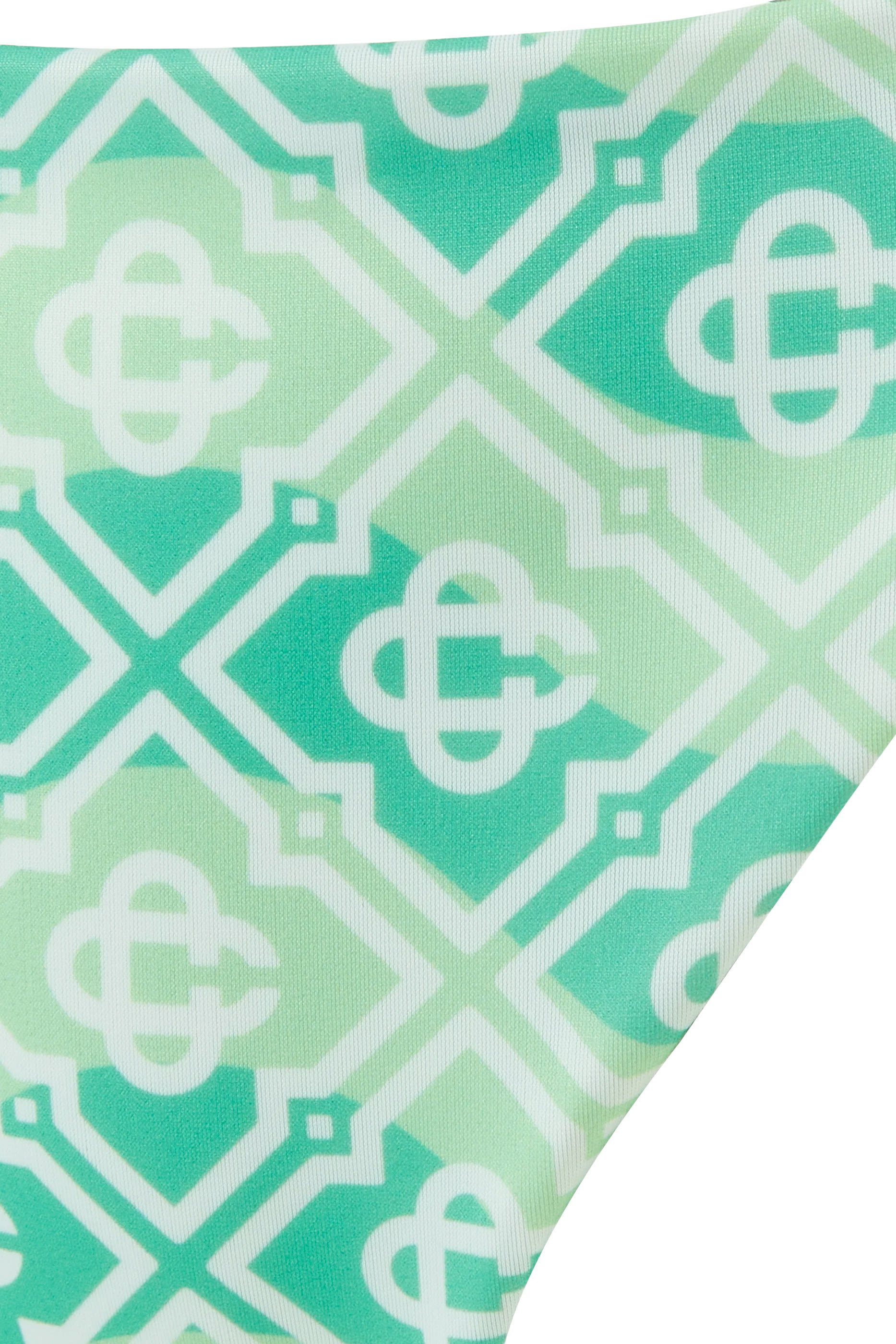 Wavy Monogram String Bikini Bottom