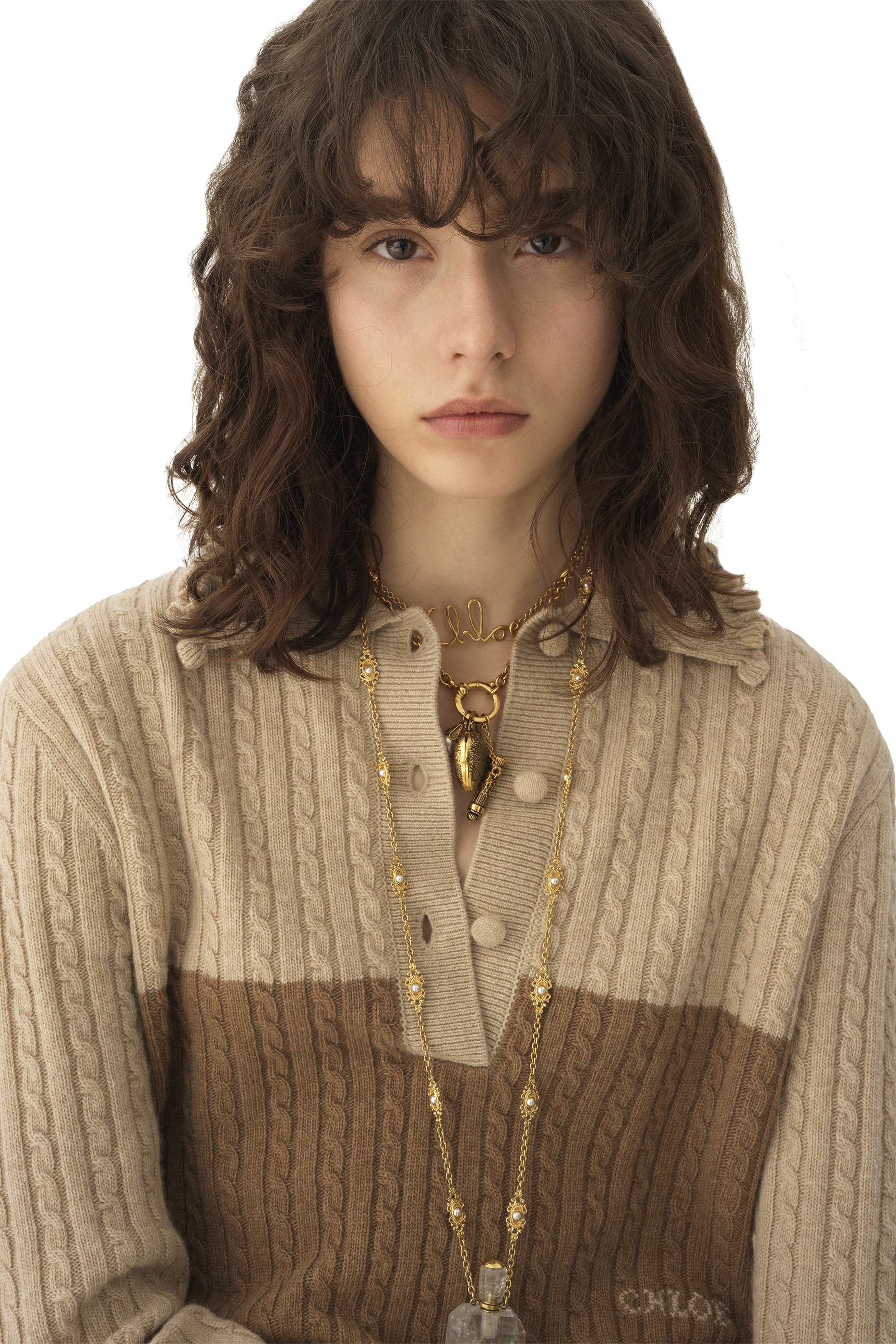 Collared Jumper in Wool & Cashmere Knit