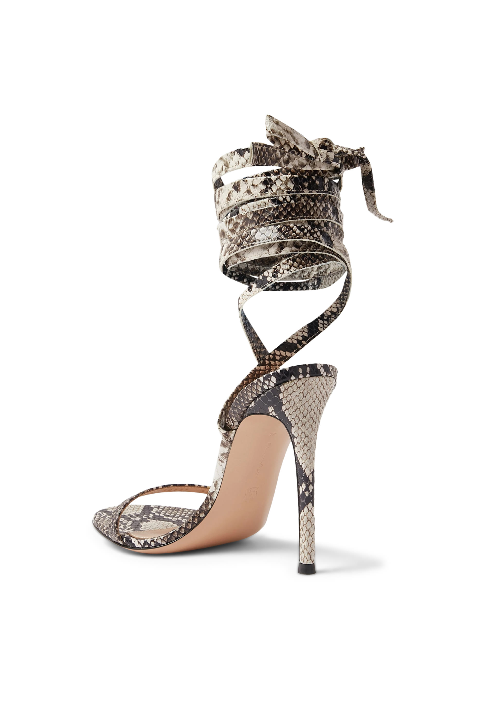 Snake Print Leather 105 Sandals