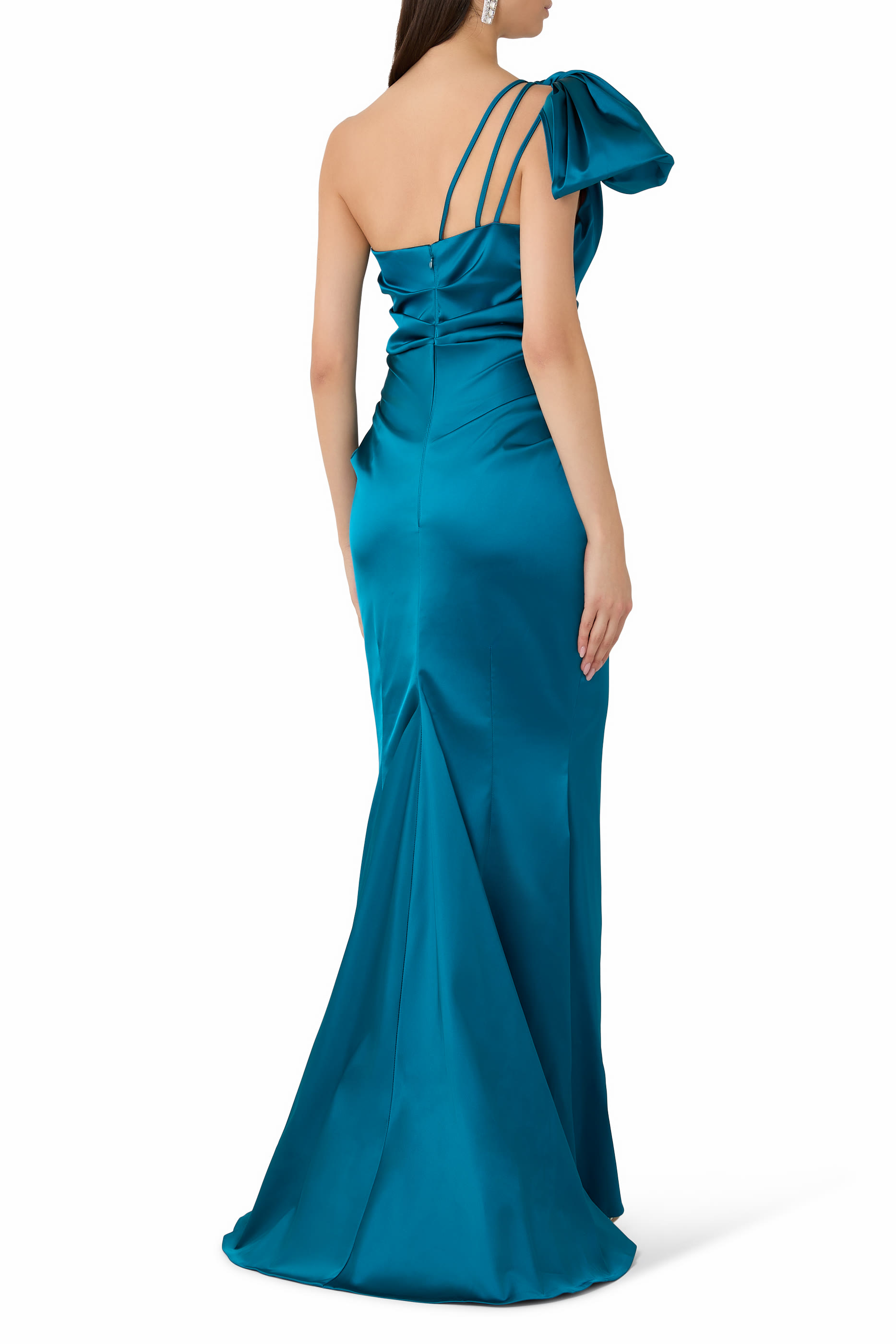 One-Shoulder Knot Dress