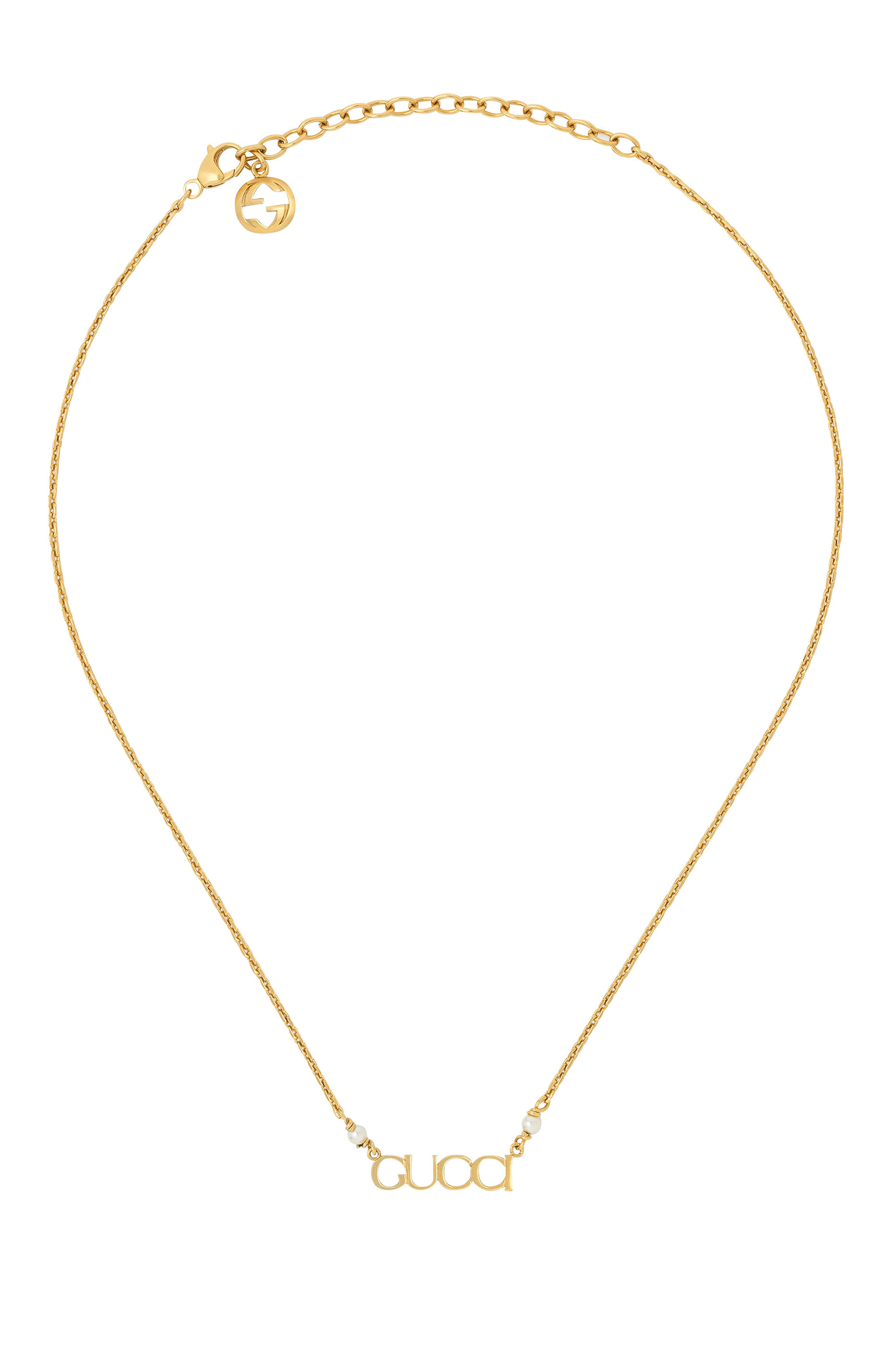 Logo Letter Necklace