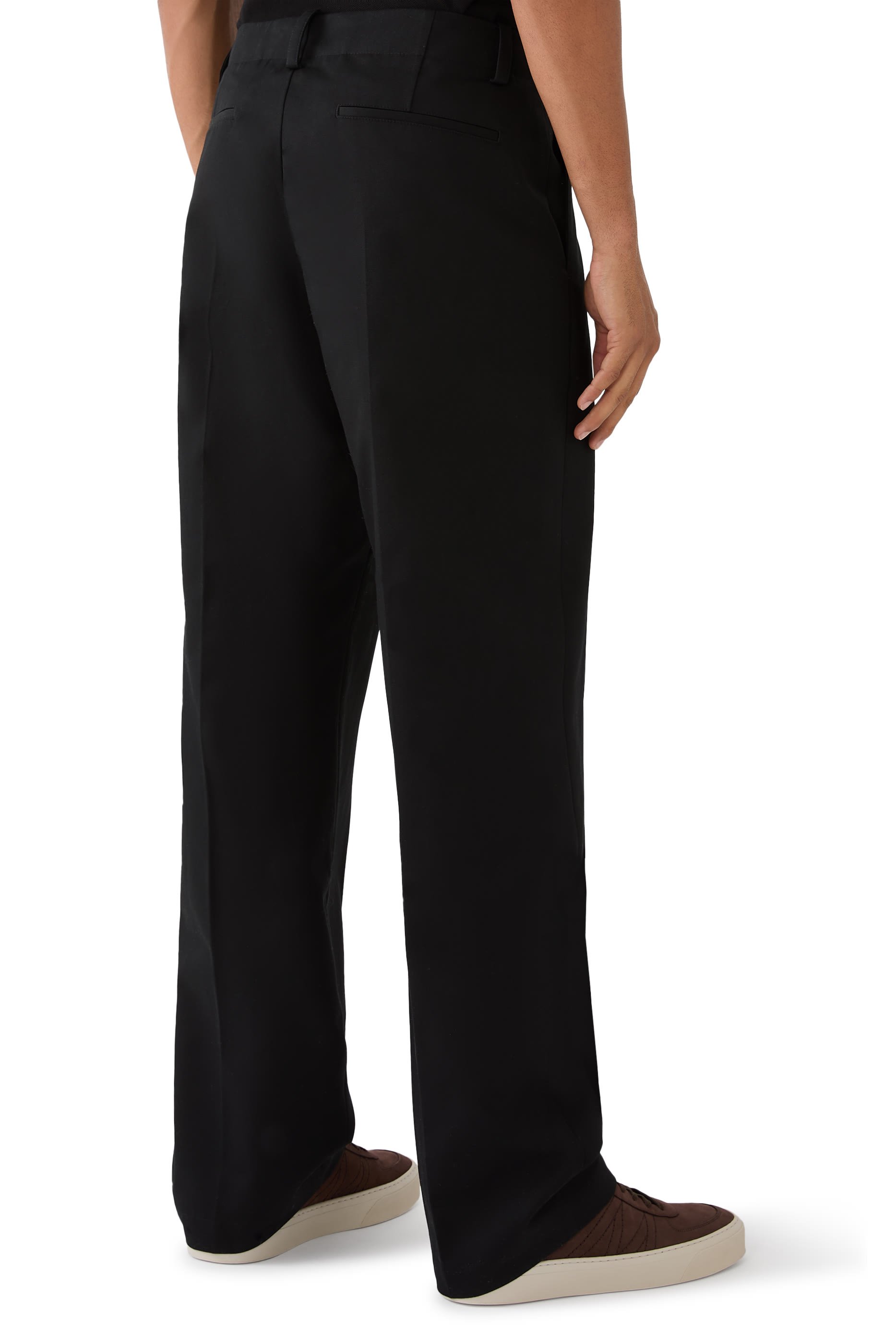 Cotton Gabardine Trousers