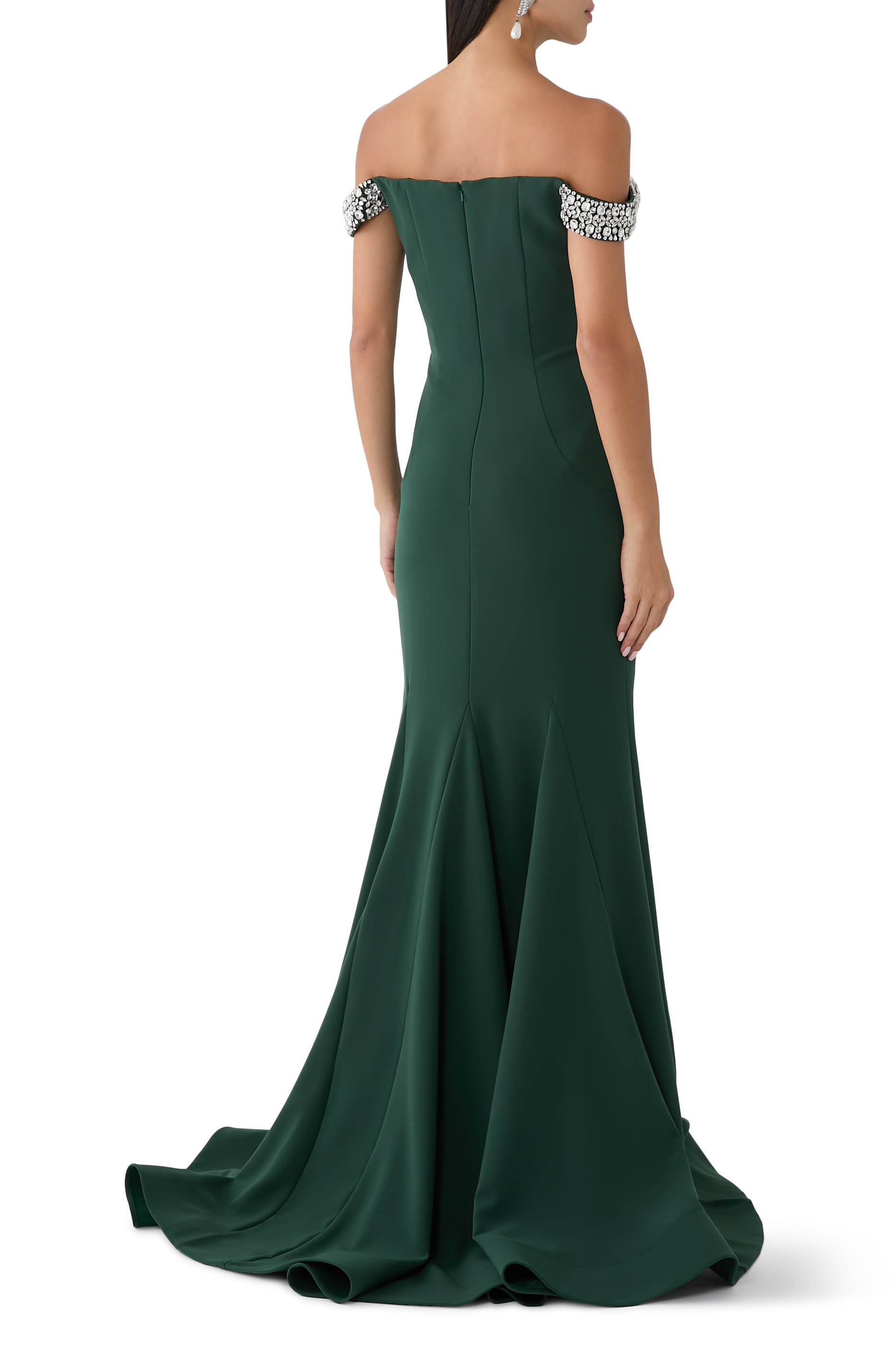 Elegant Off-Shoulder Gown