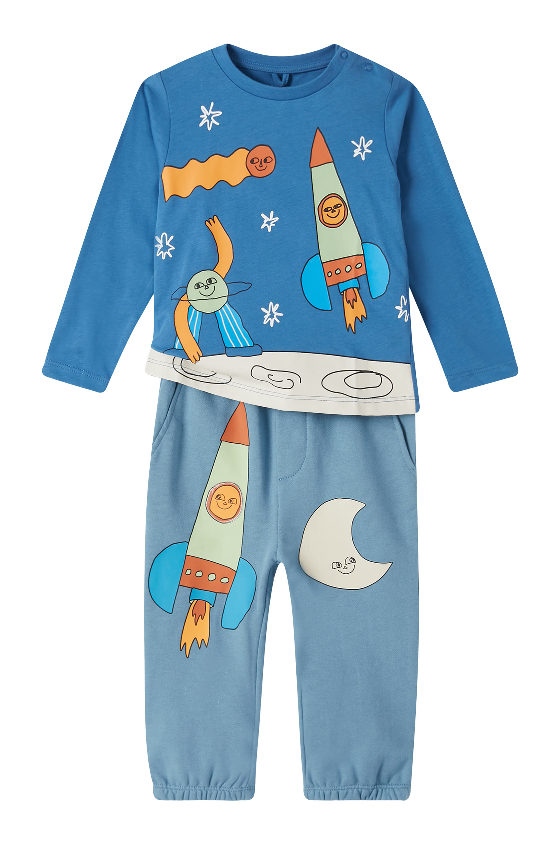 Kids Space-Print Joggers