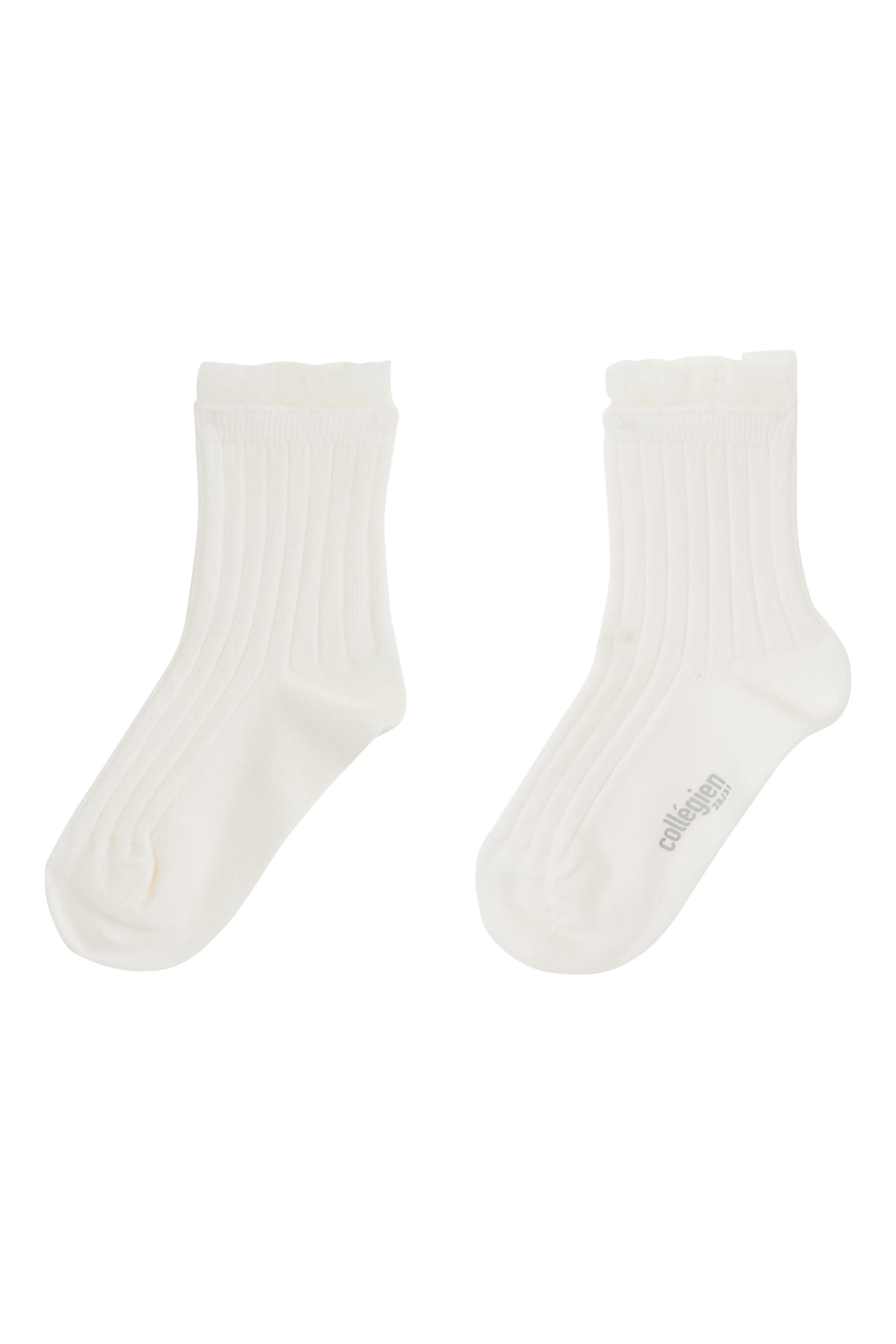 Kids Margaux Tulle Frill Ribbed Ankle Socks
