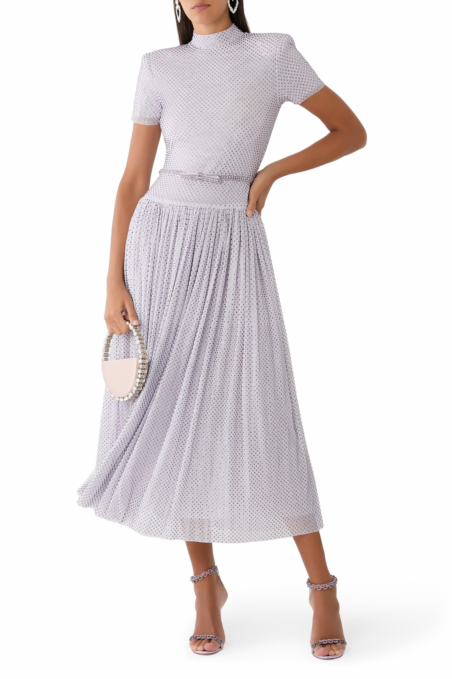 Rhinestone Midi Dress