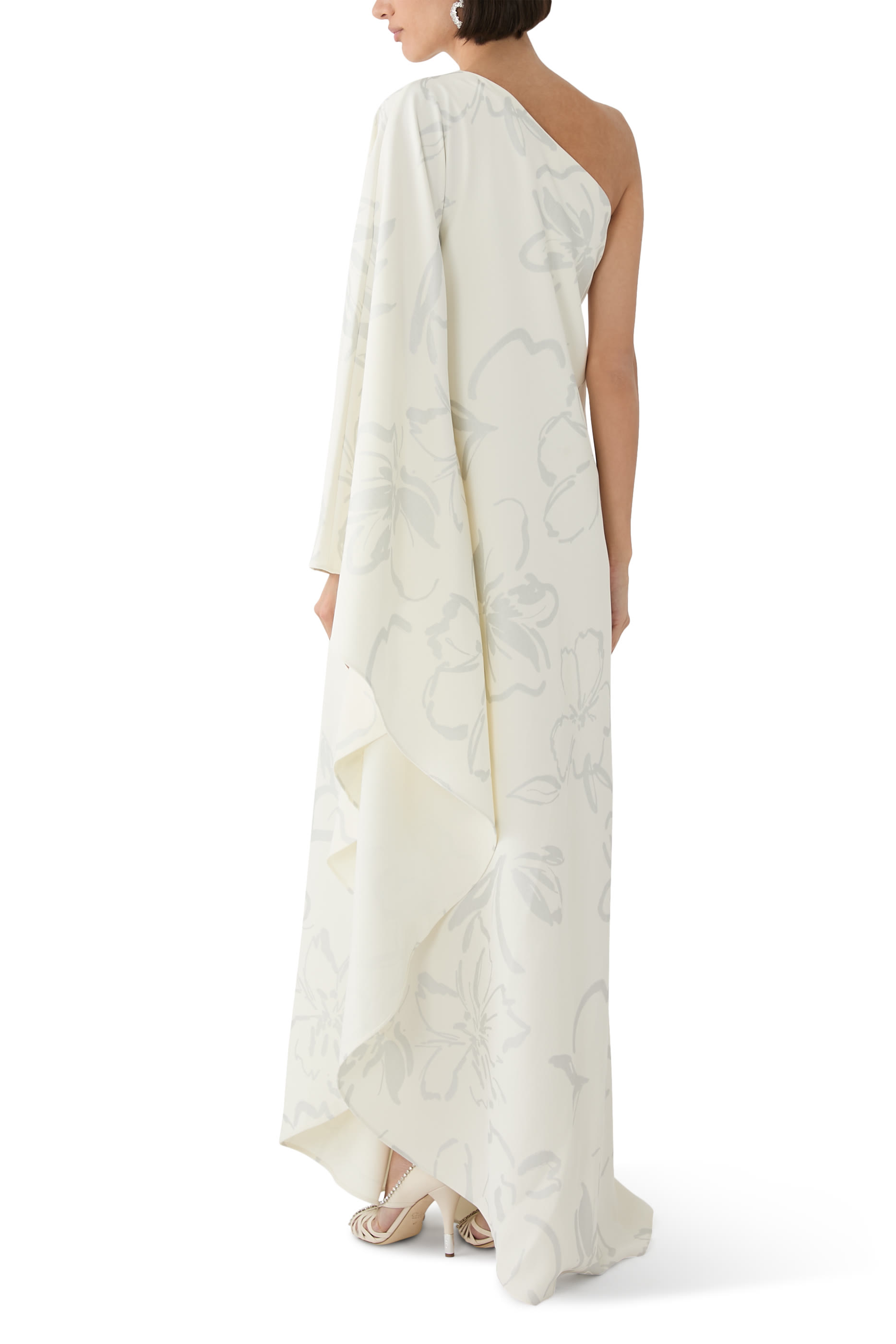 Nevean Floral Crepe Kaftan