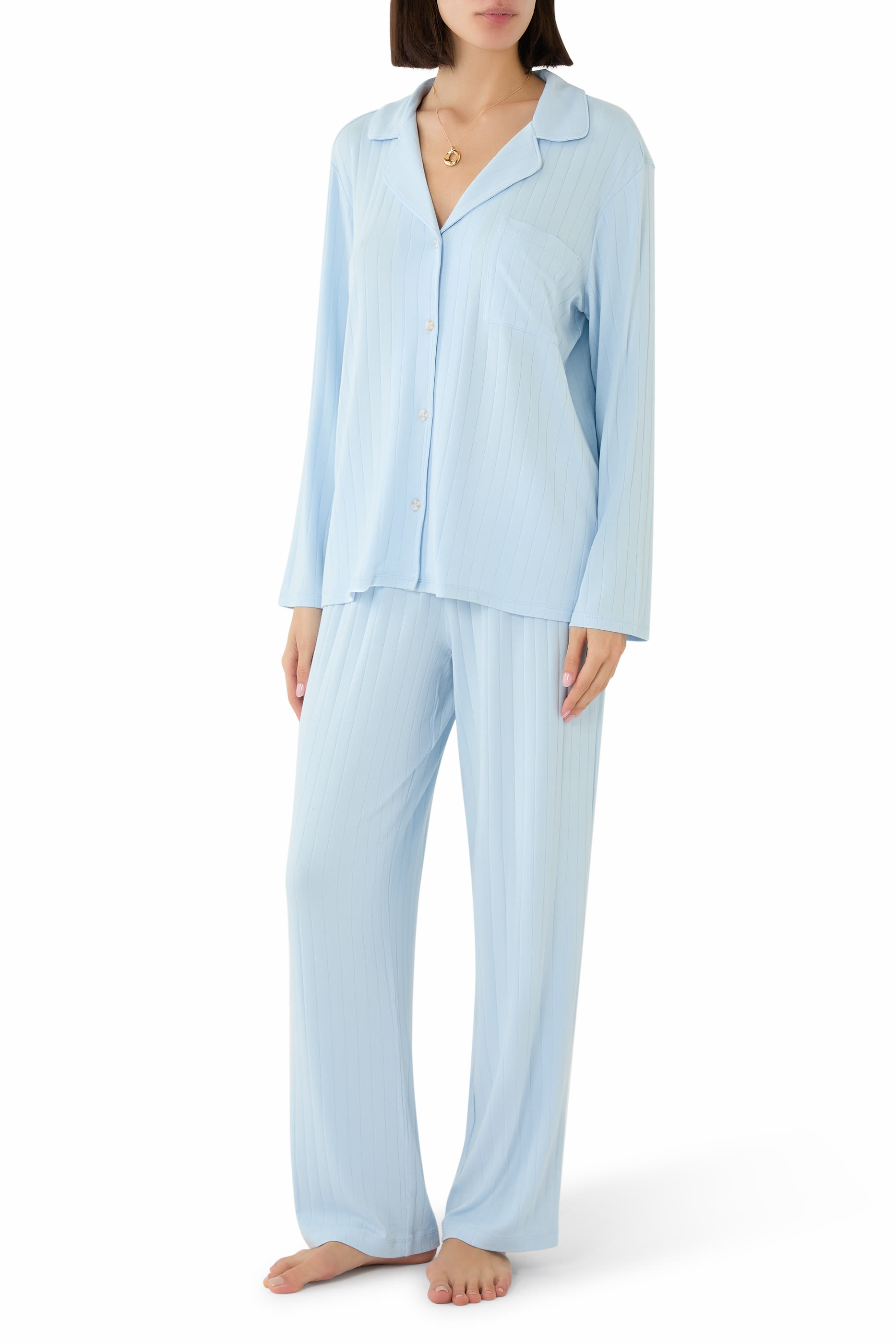  Gisele TENCEL™ Modal Rib Long Pajama Set