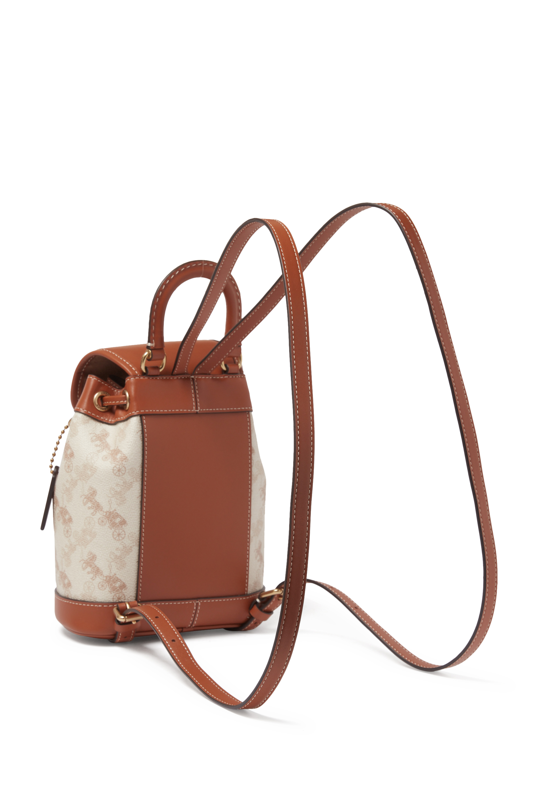 Harper Backpack with Horse and Carriage Print