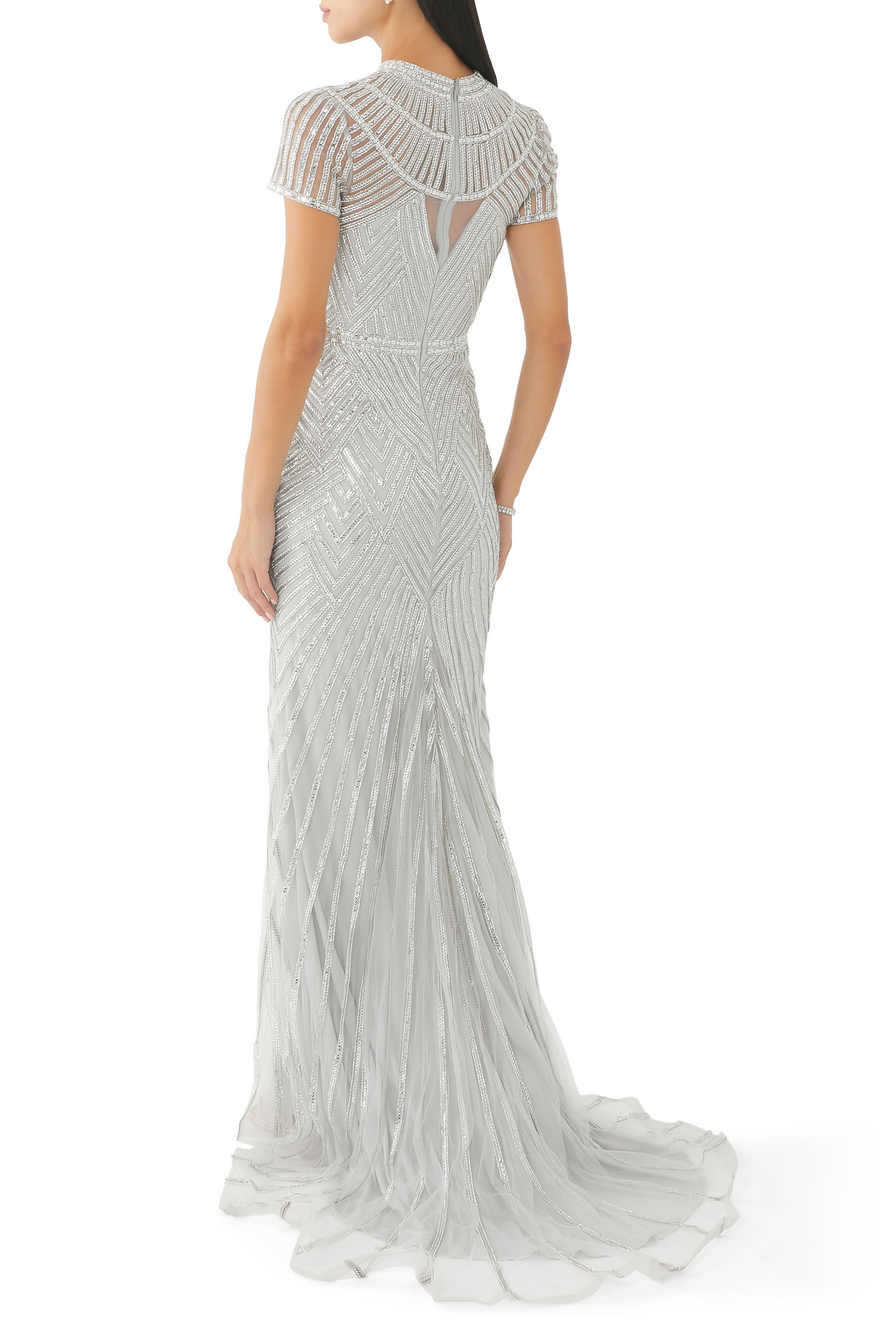 Bead-embellished Maxi Dress