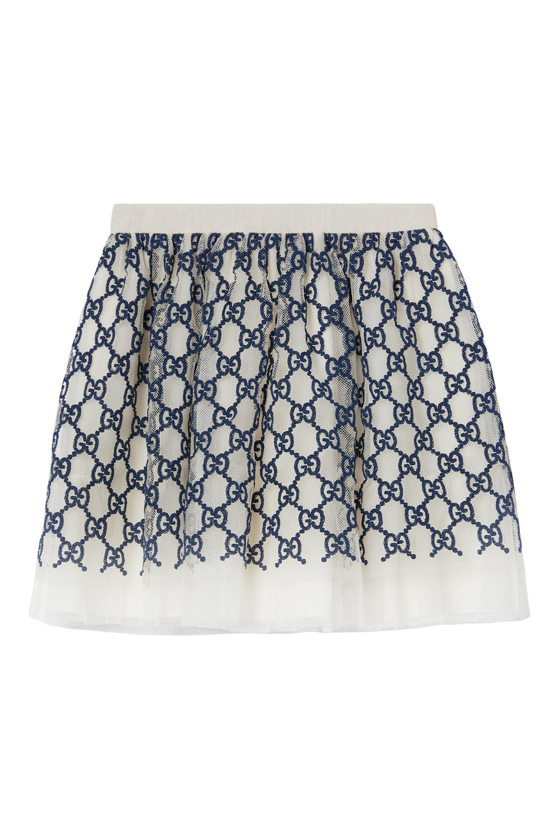 Kids  Embroidered GG Nylon Skirt