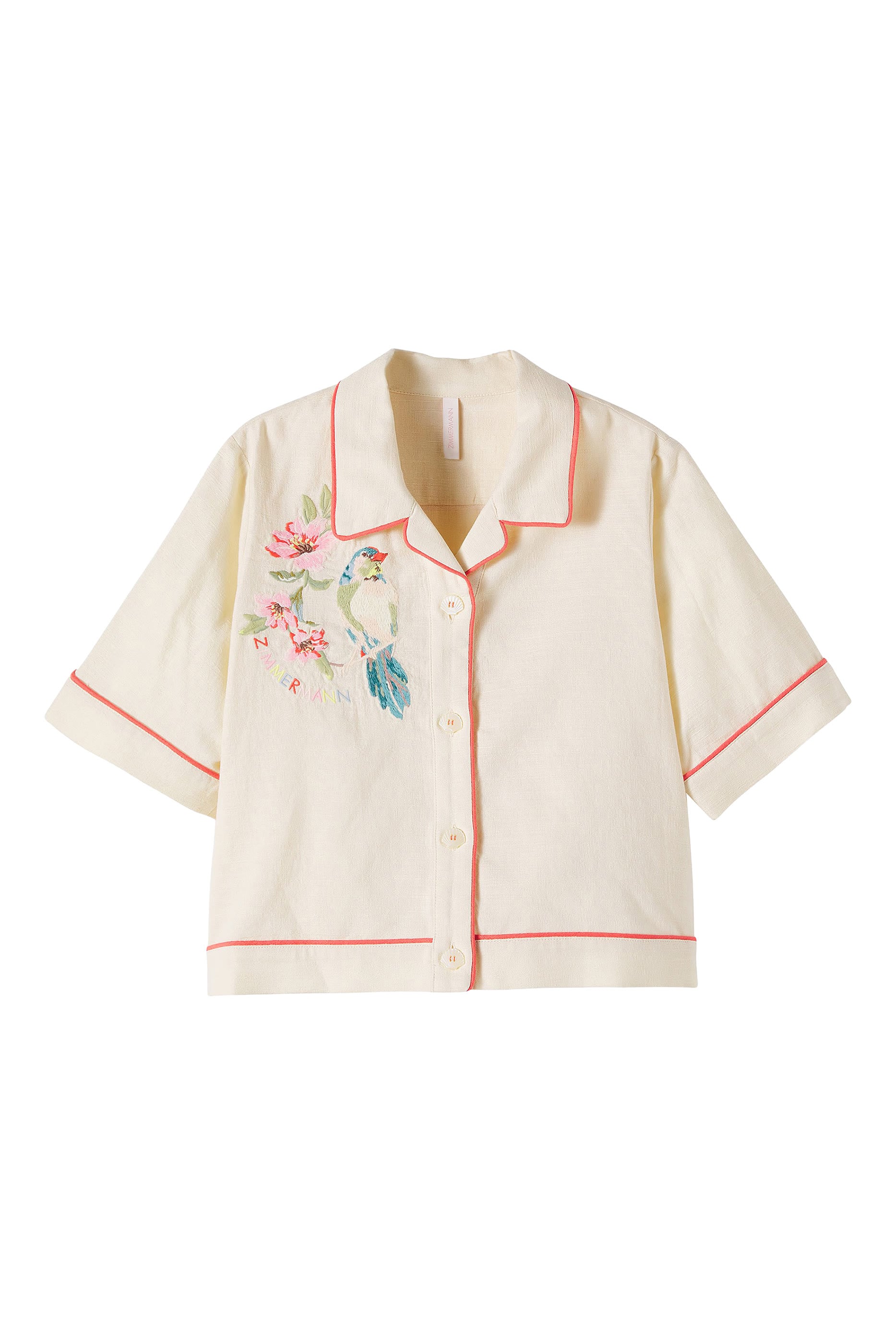 Kids Aster Embroidery Shirt