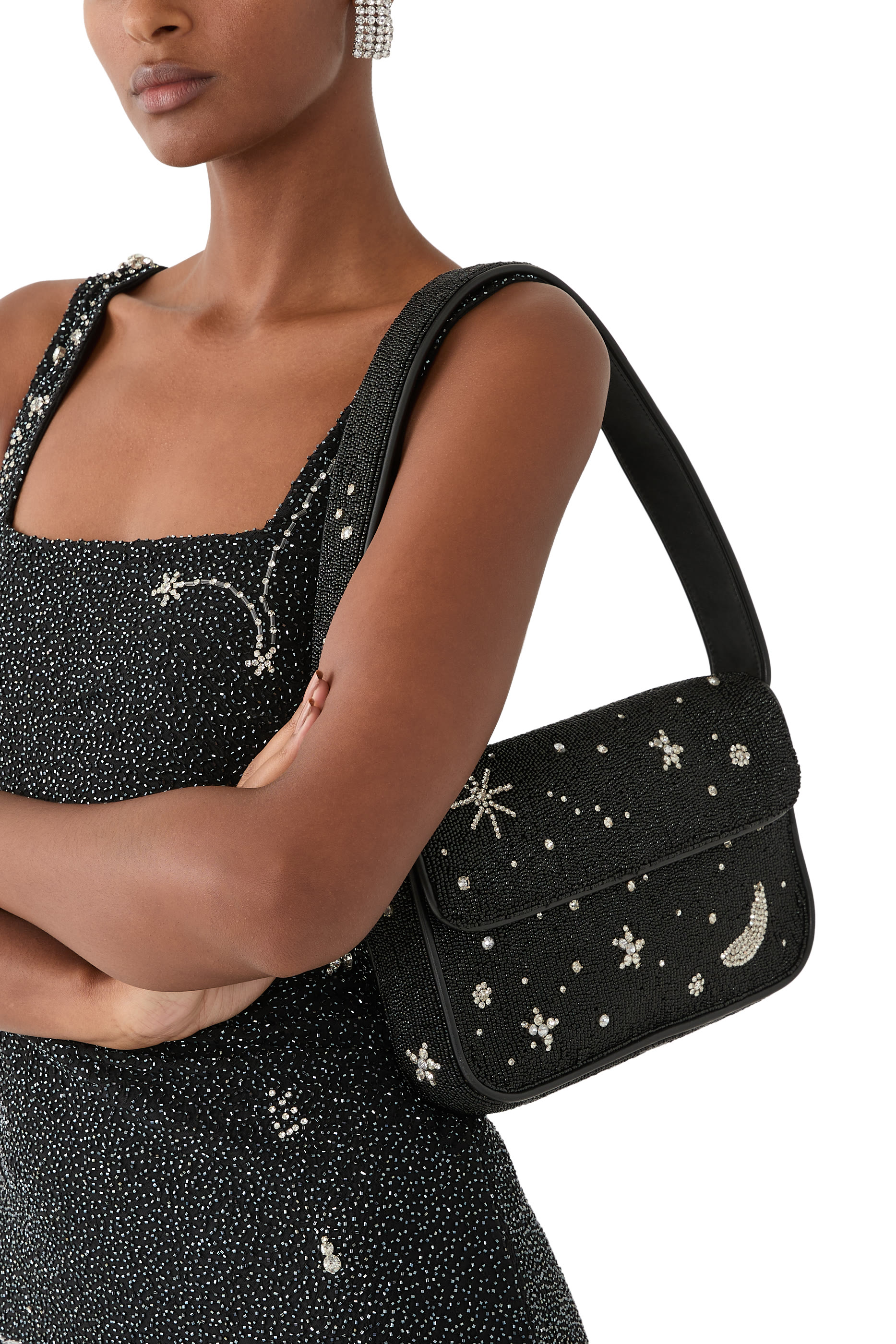 Tommy Beaded Bag in Starry Night