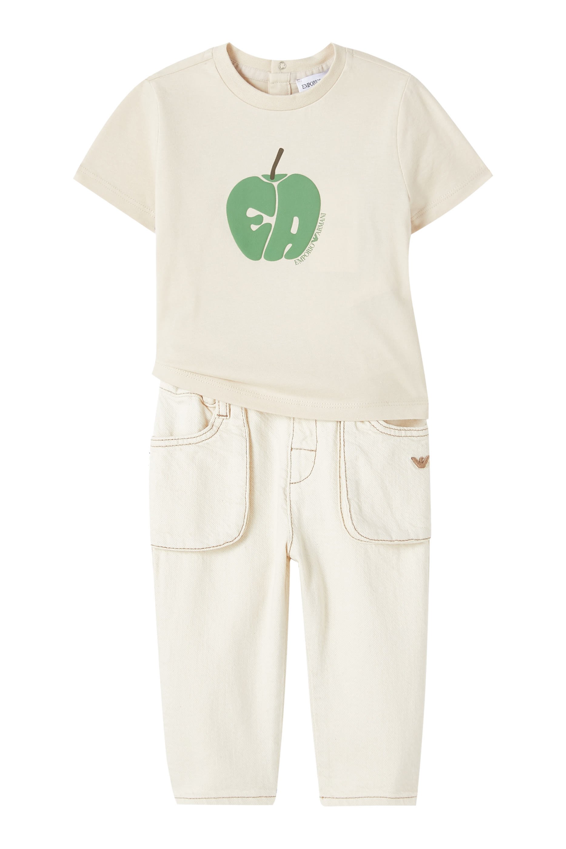 Kids EA Text Logo T-Shirt