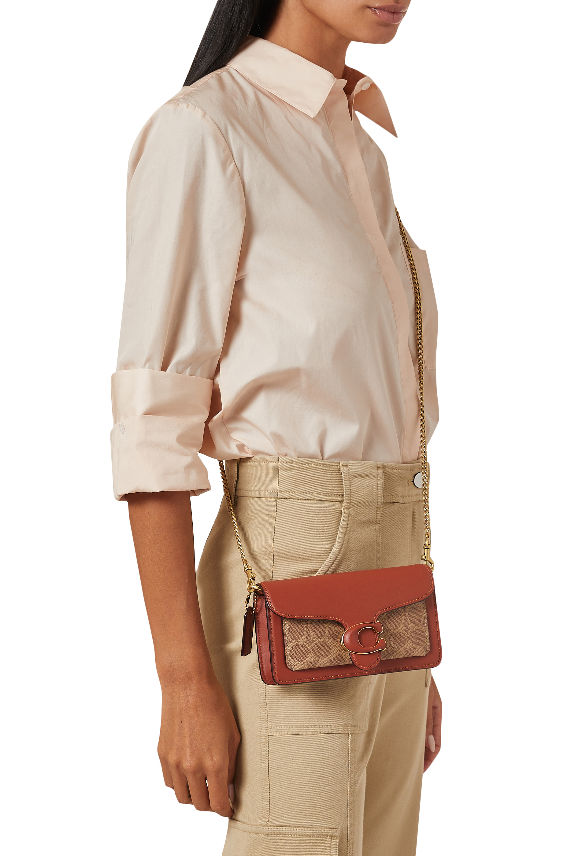 Tabby Wristlet In Signature Canvas