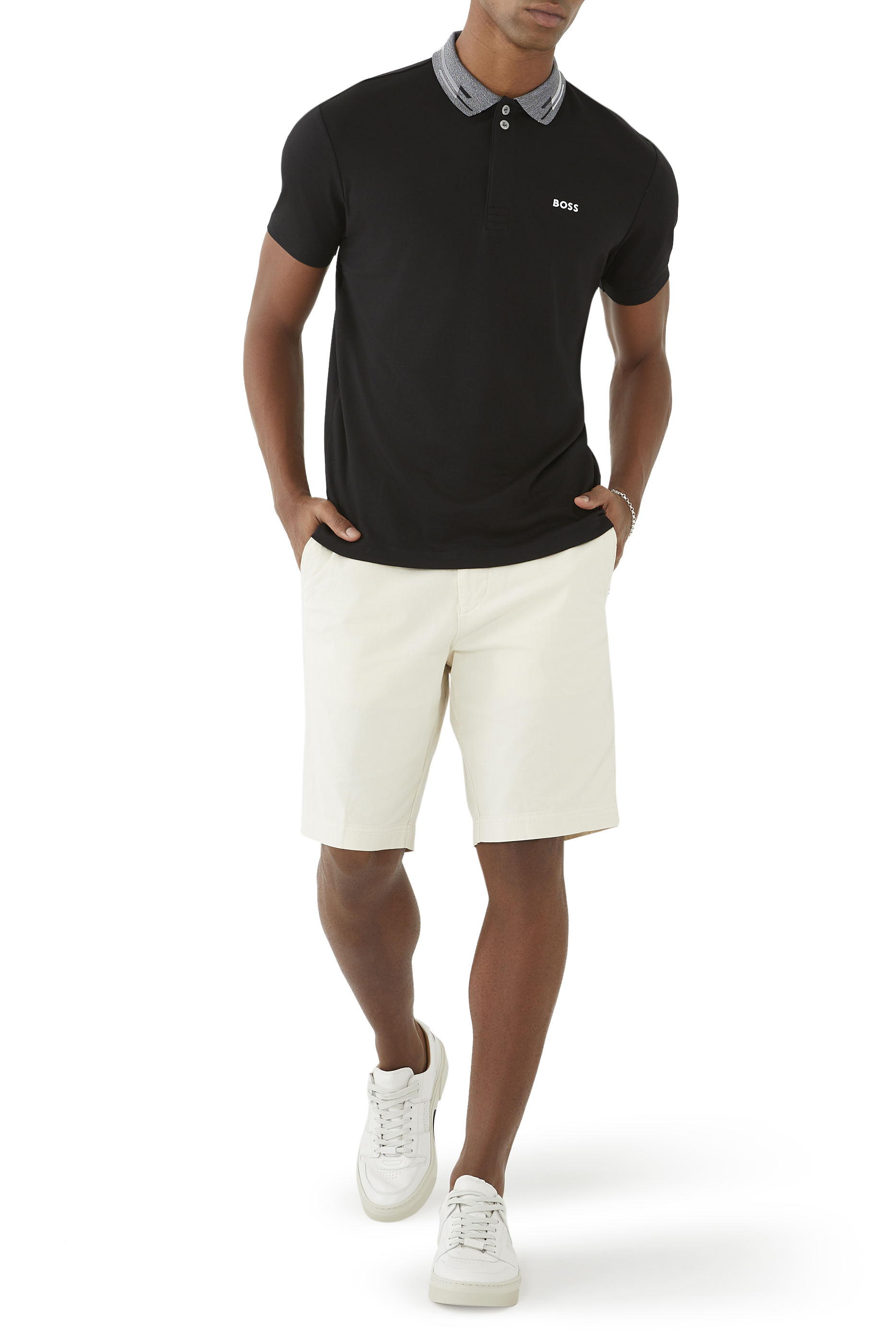 Interlock-Cotton Polo Shirt