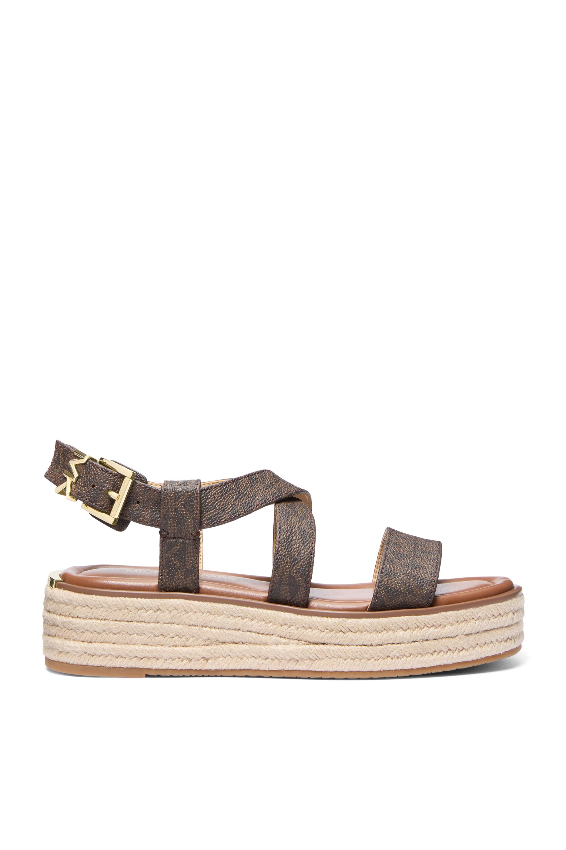 Lynn Signature Logo Platform Espadrille Sandals
