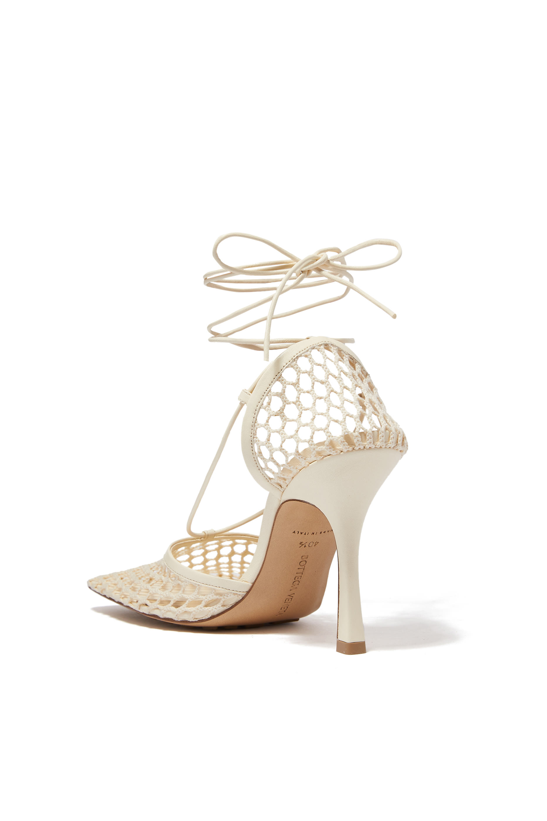 Mesh Leather Sandals