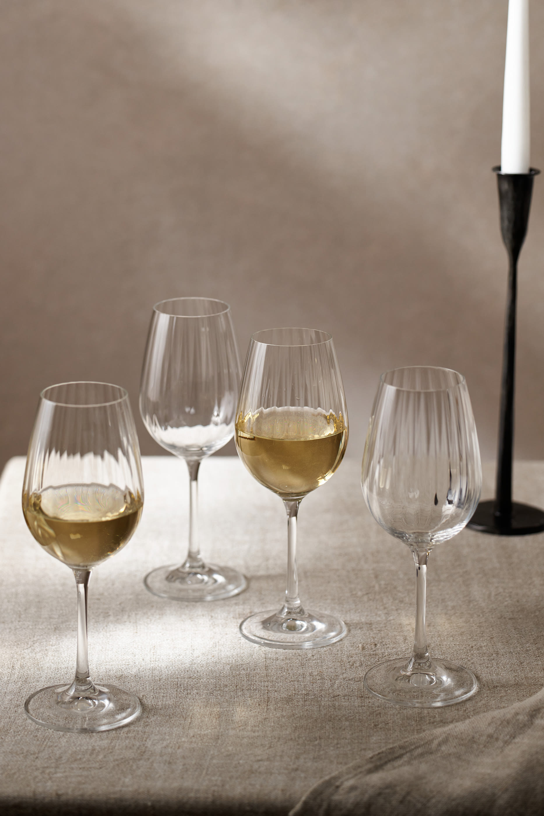 Skye Optic Beverage Glass, Set of 4