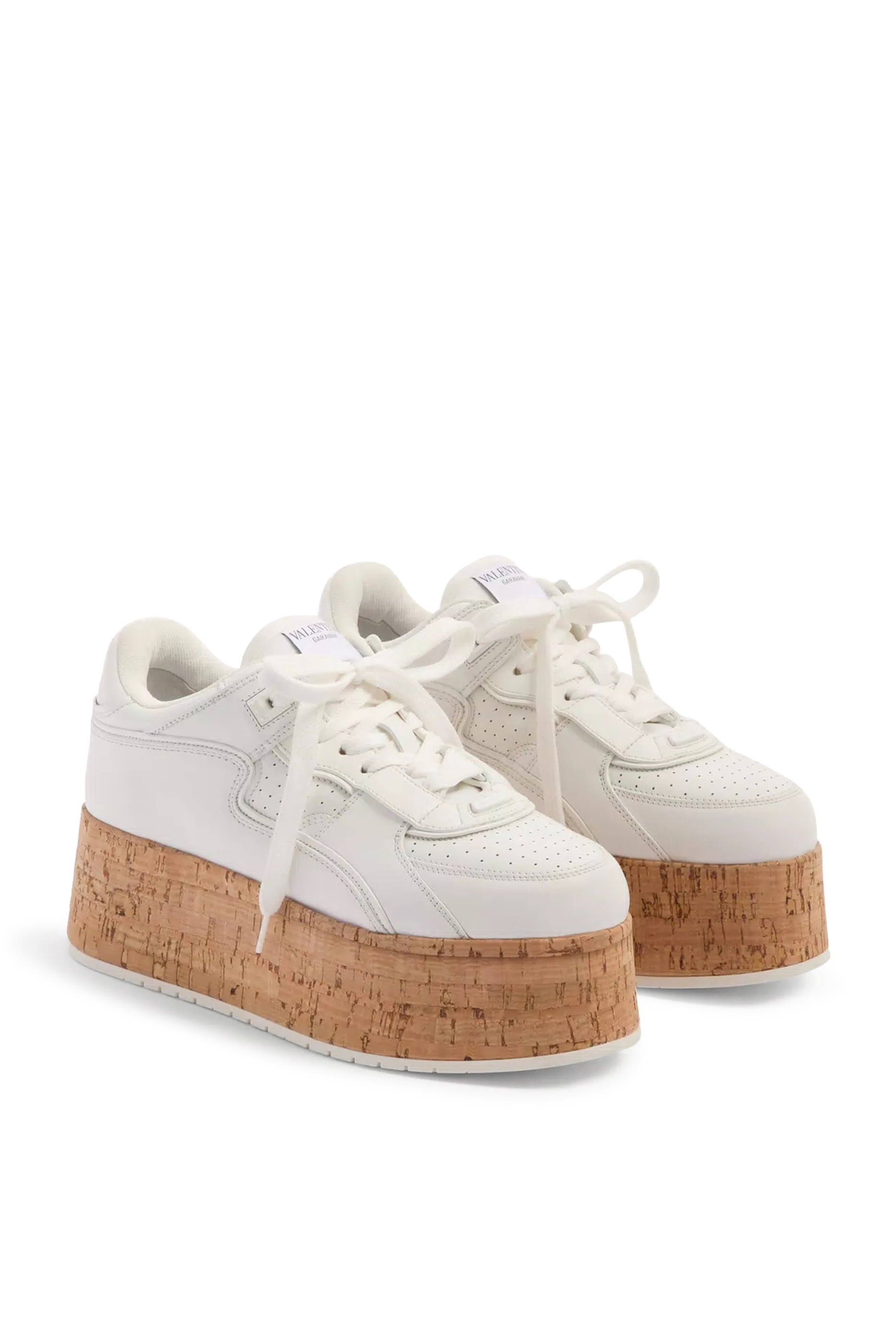 Freedots XL Calfskin and Cork Sneakers