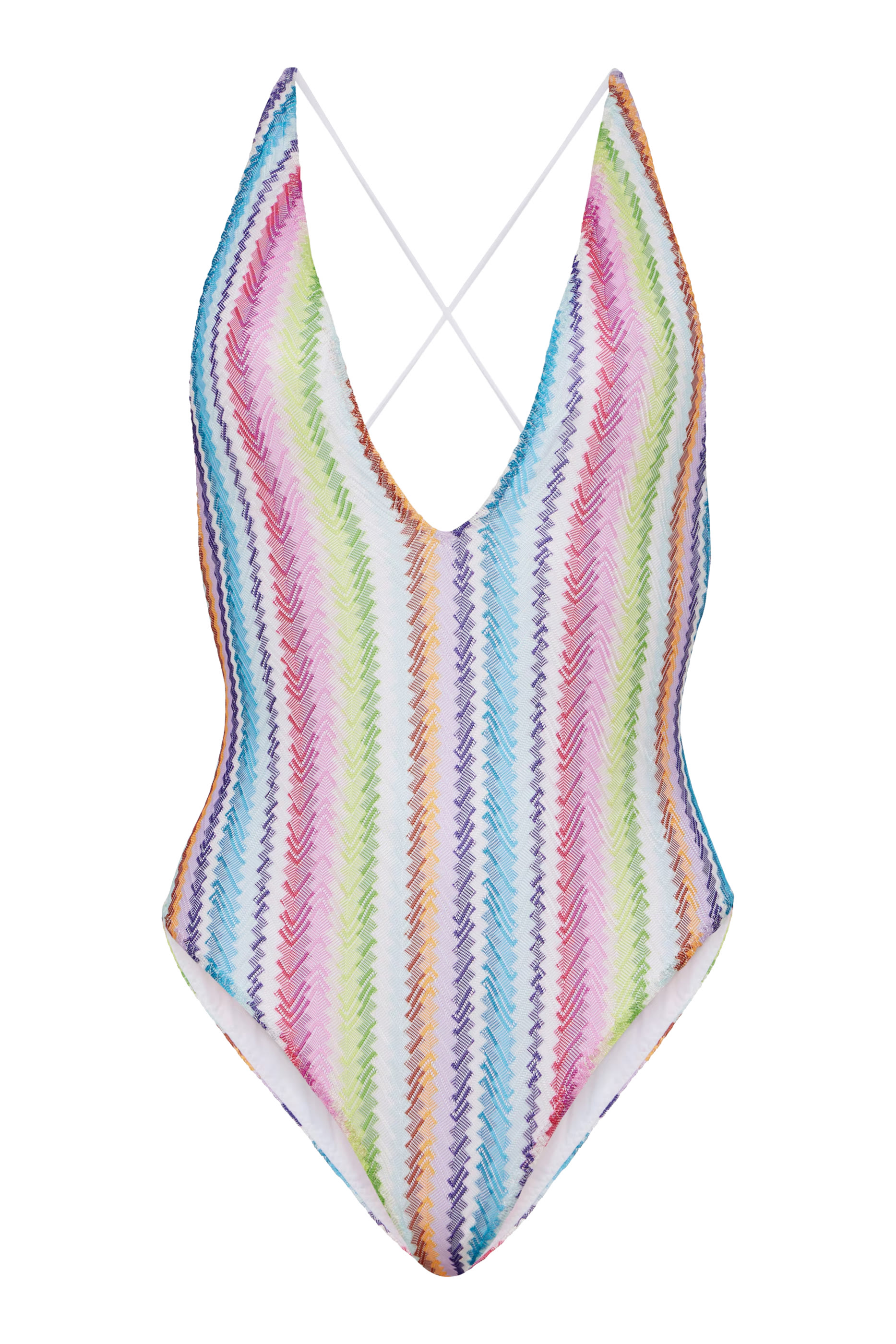 Zigzag One-Piece Swimsuit