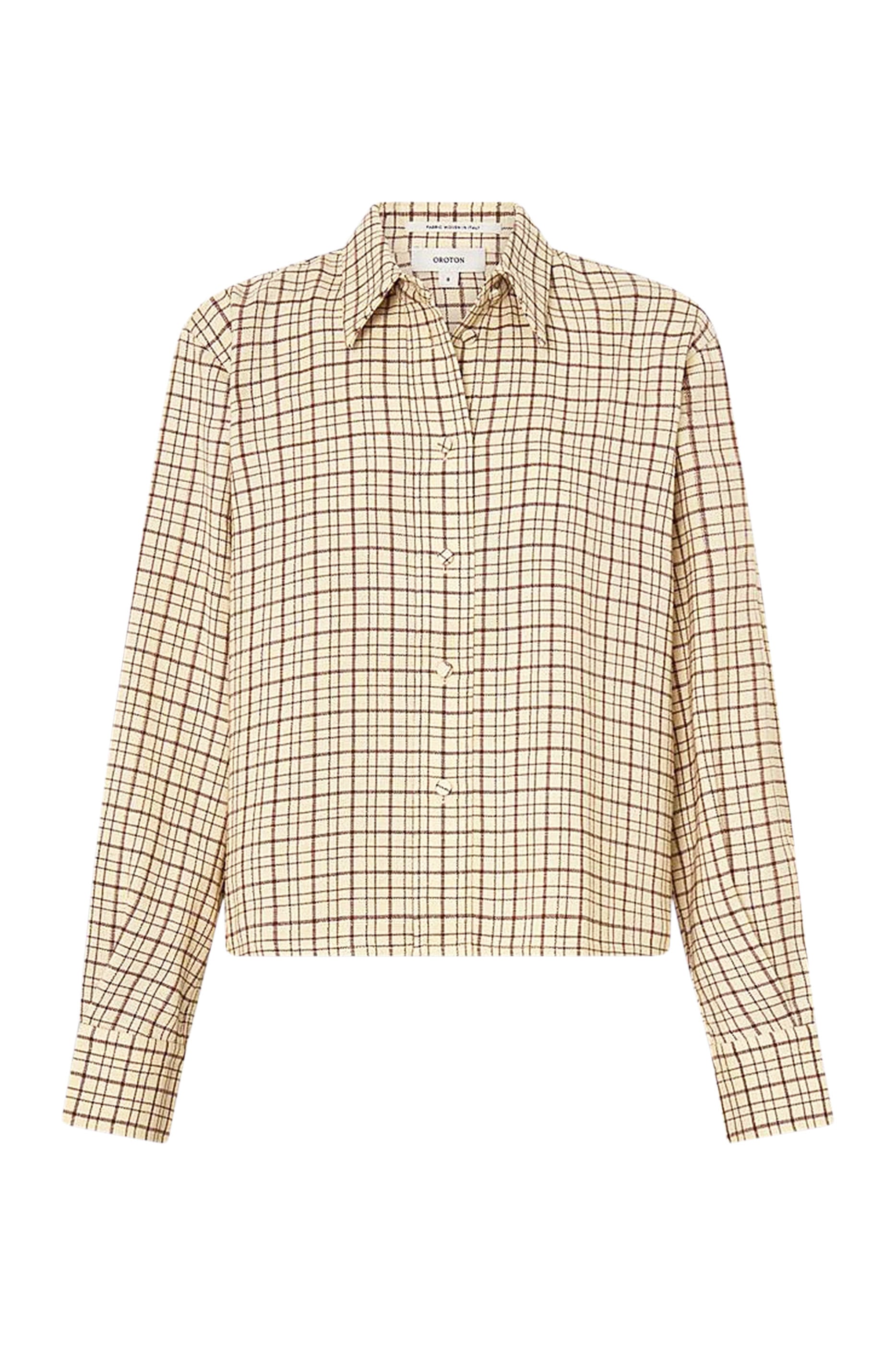 Check Crop Shirt