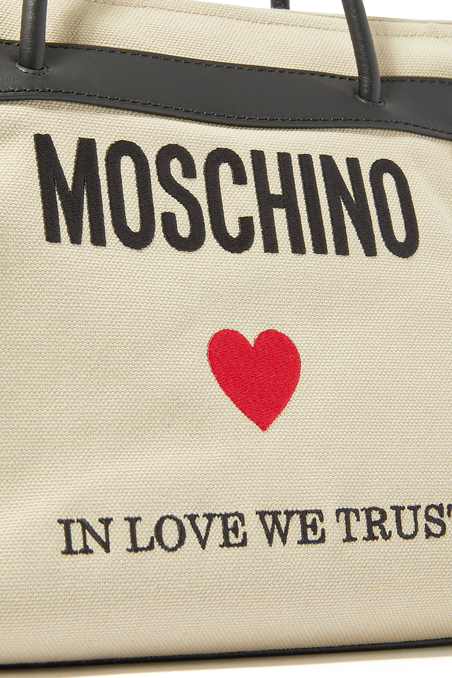 In Love We Trust Small Canvas Tote Bag