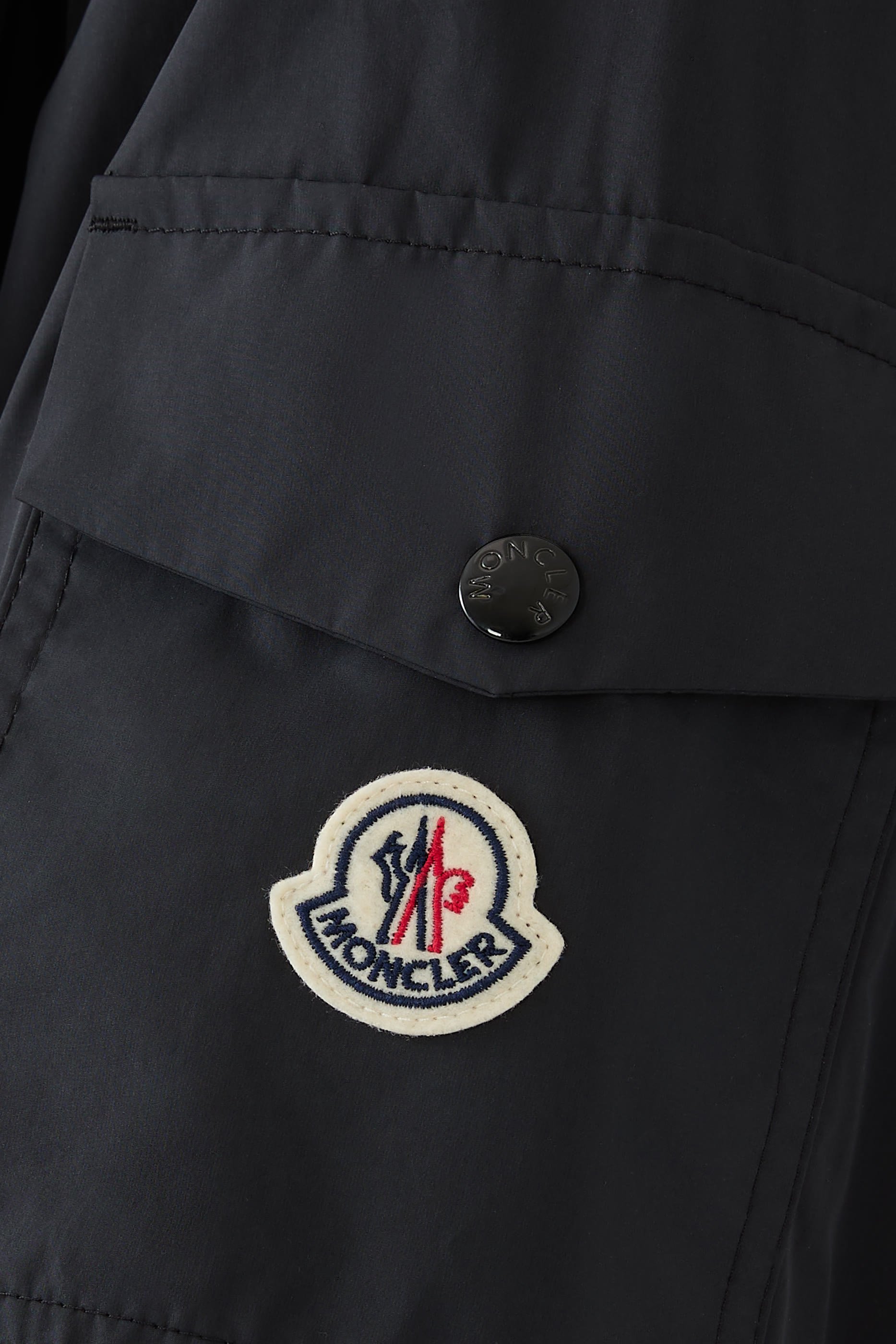 Lens-Detail Hooded Jacket