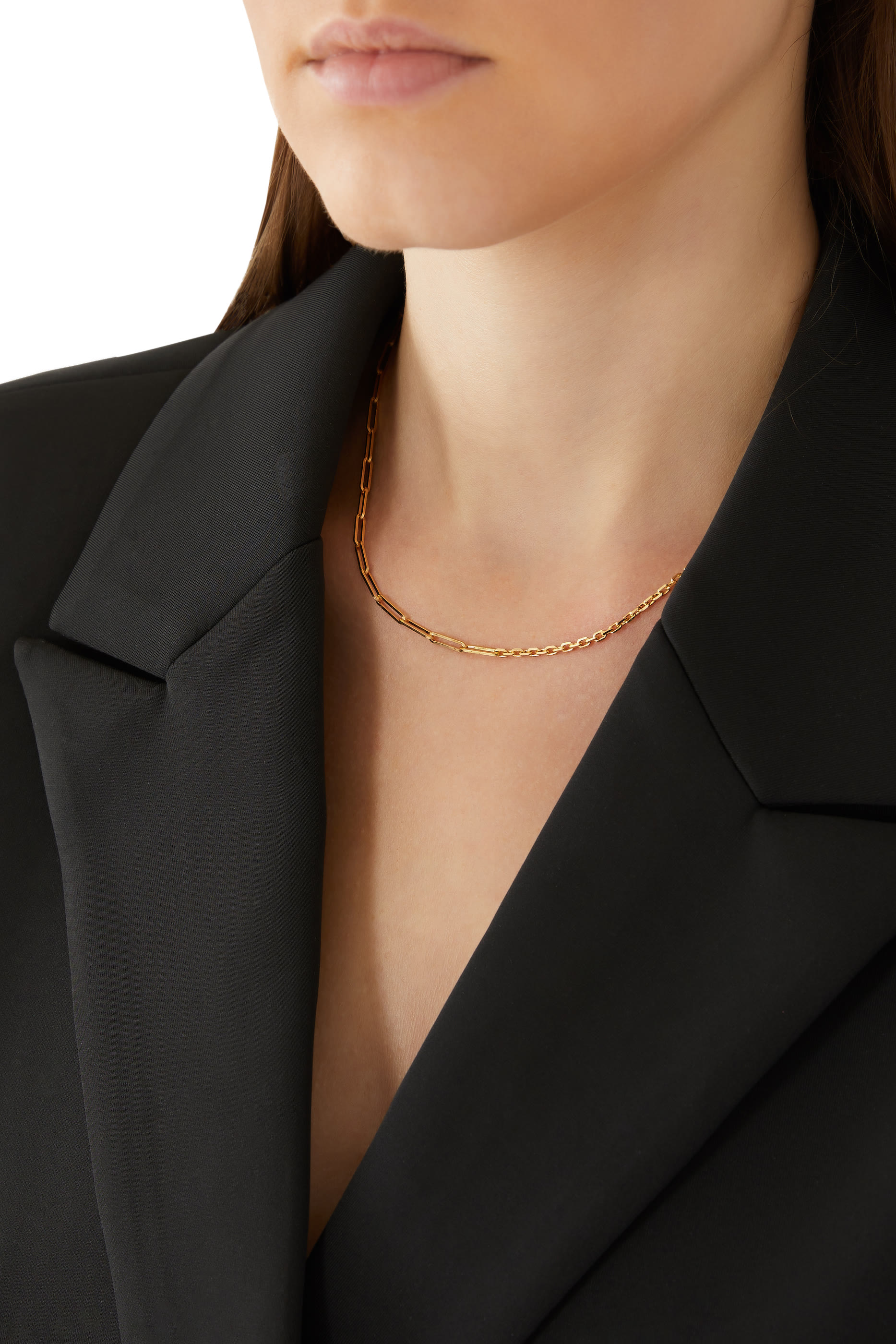 Solitaire Necklace, 18k Yellow Gold