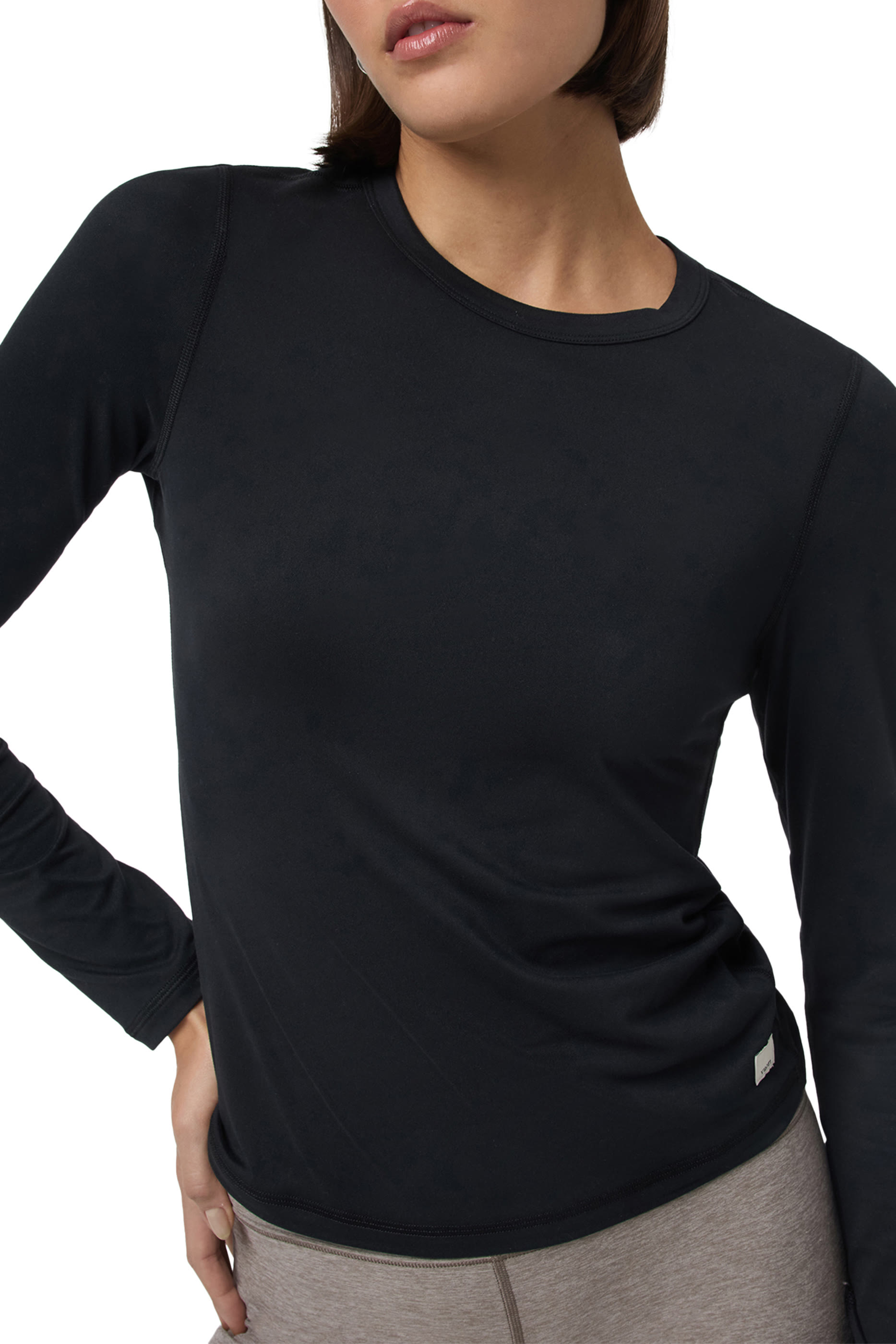 Long Sleeve Lux Crewneck T-Shirt
