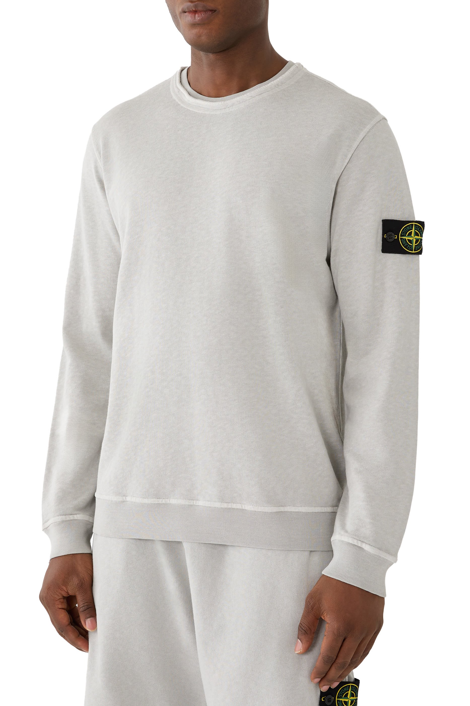 Malfil&eacute; Fleece &lsquo;Old&rsquo; Effect Sweatshirt 