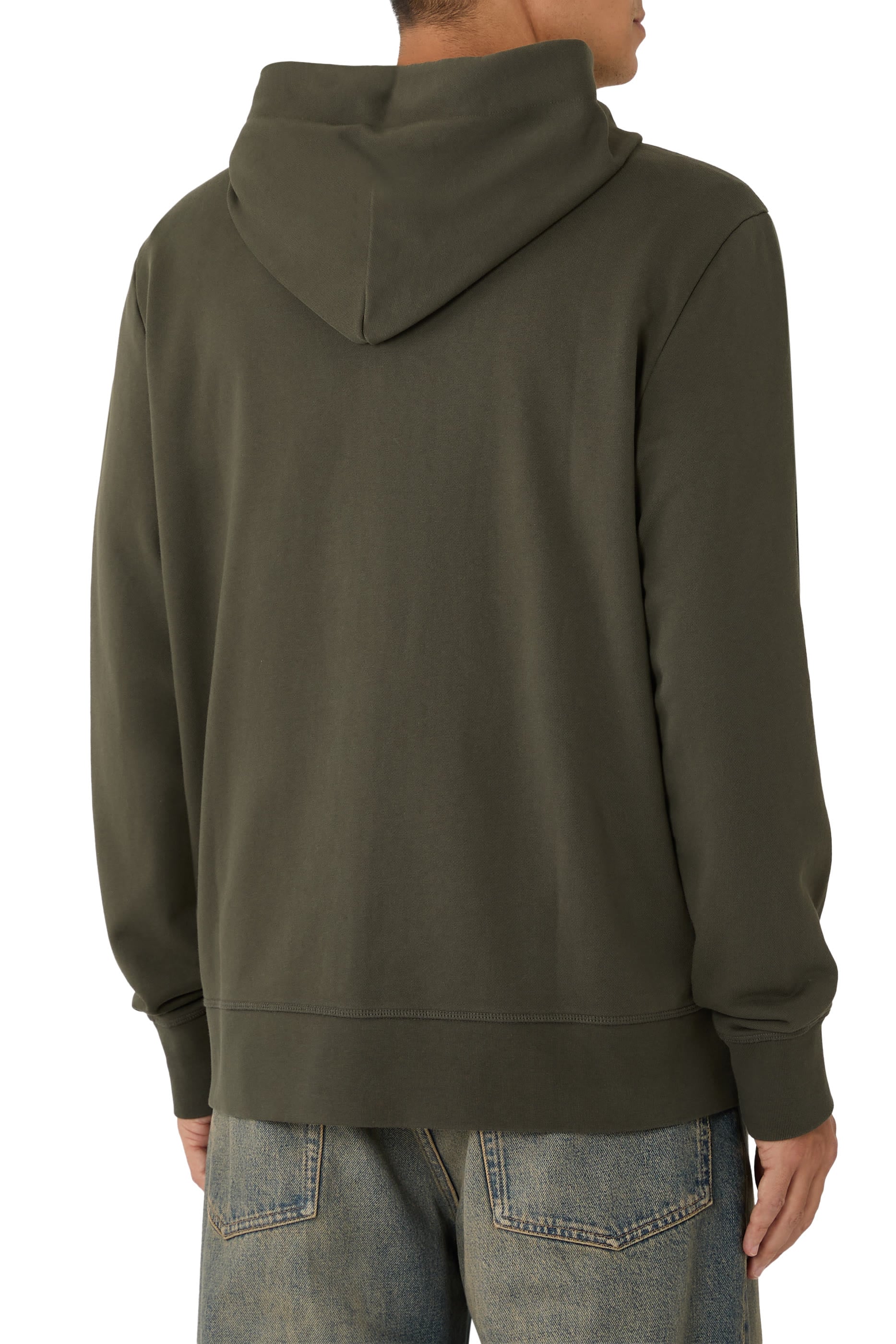 Huron Logo Patch Zip-Up Hoodie