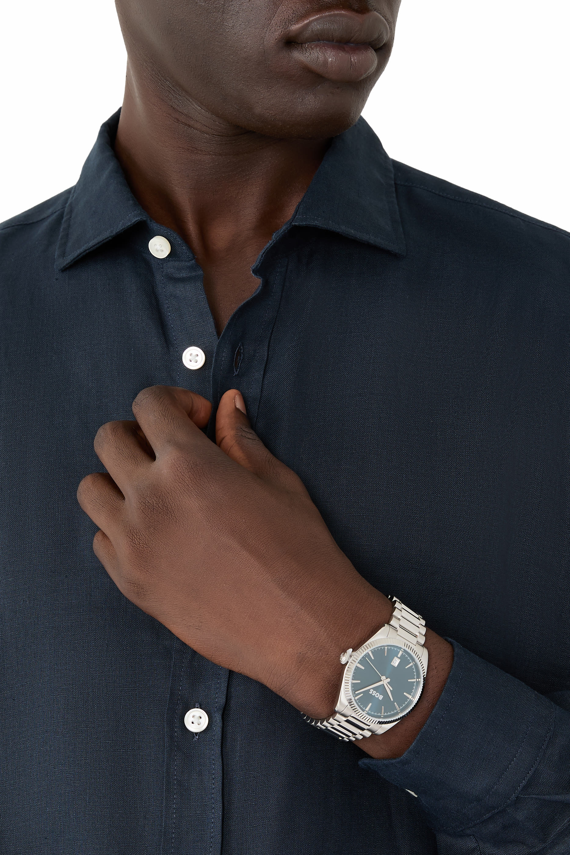 Cheswick Fluted Bezel Watch