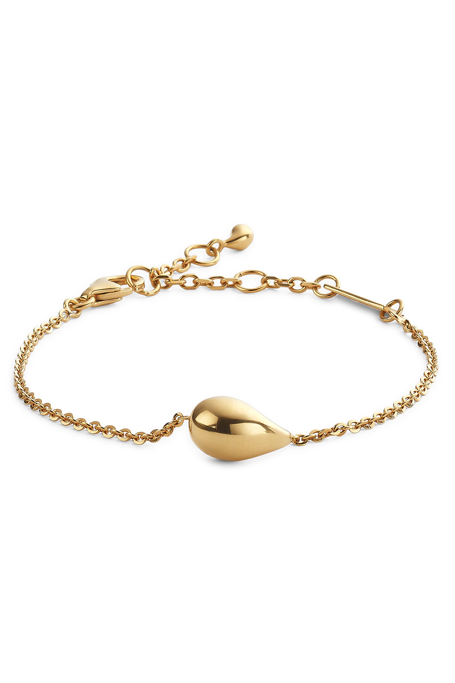 Drop Bracelet, 18K Gold-Finish Sterling Silver