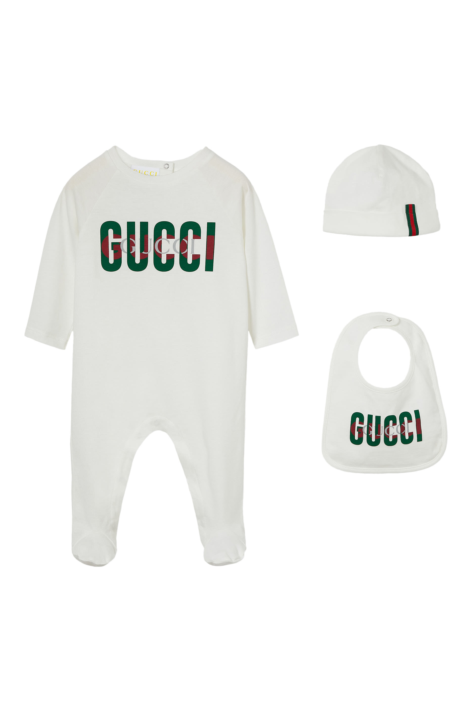 Kids Logo Printed Three-Piece Gift Set