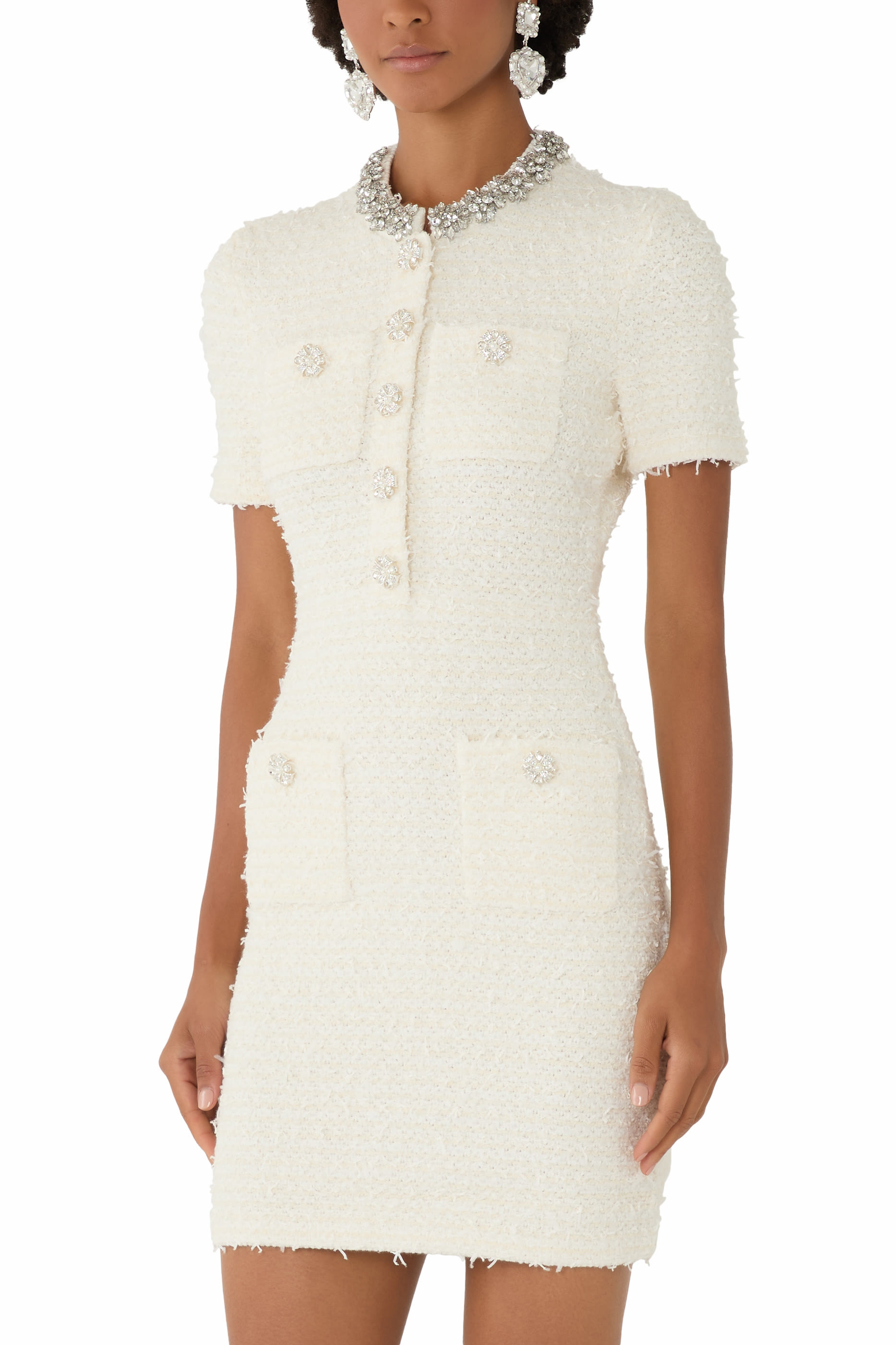 Textured Knit Mini Dress