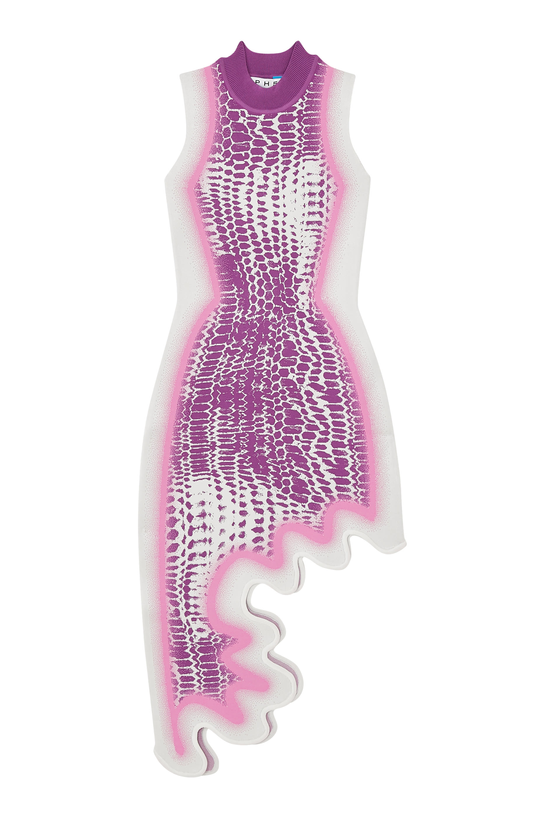 Brooklyn Wavy Asymmetric Dress