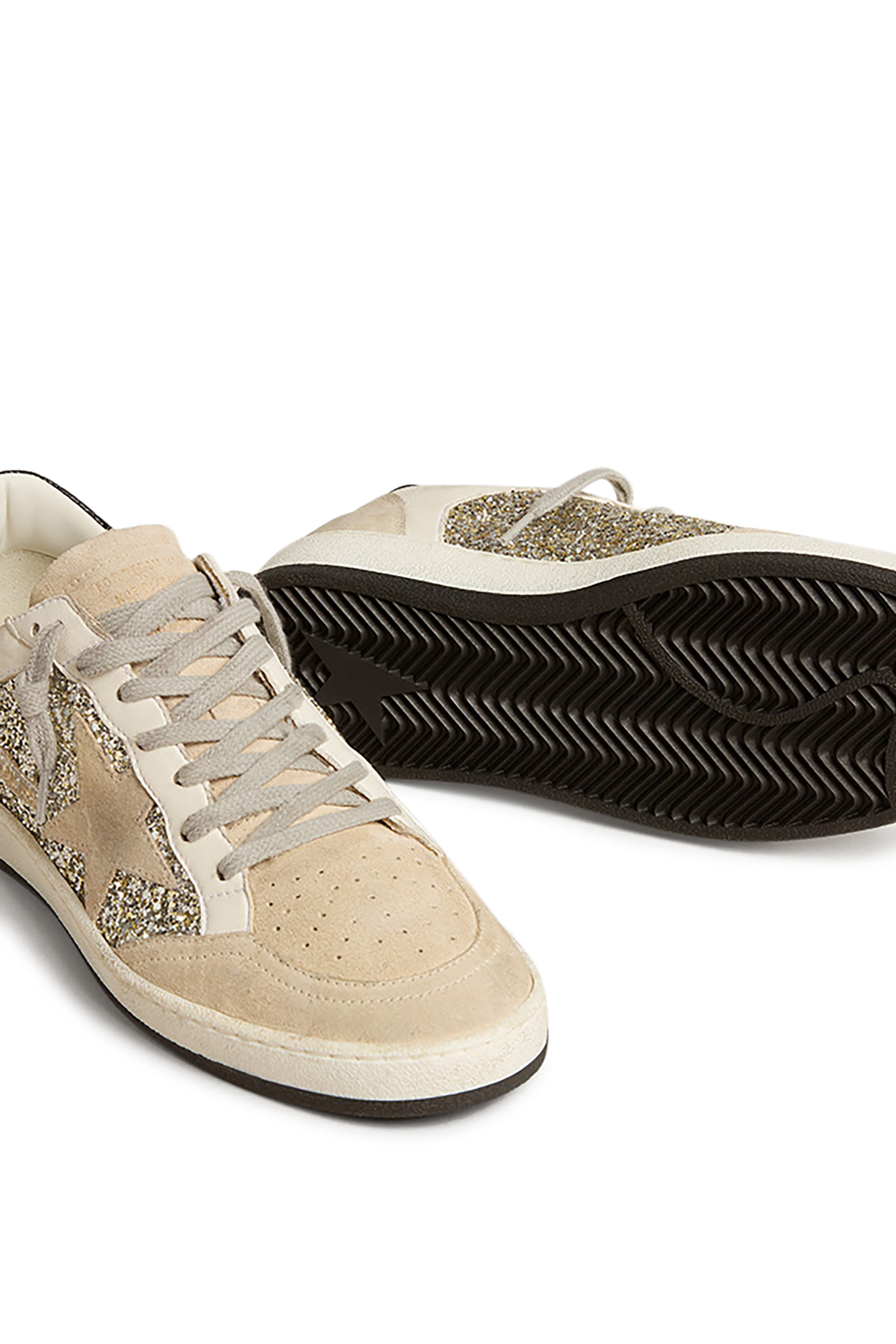 Low Top Bold Star Suede Sneakers