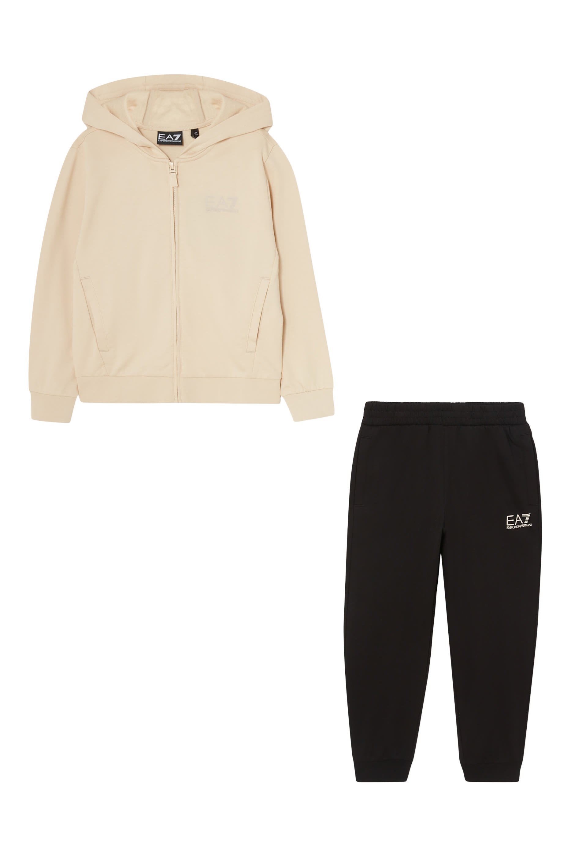 Kids EA7 Tracksuit Hoodie Set