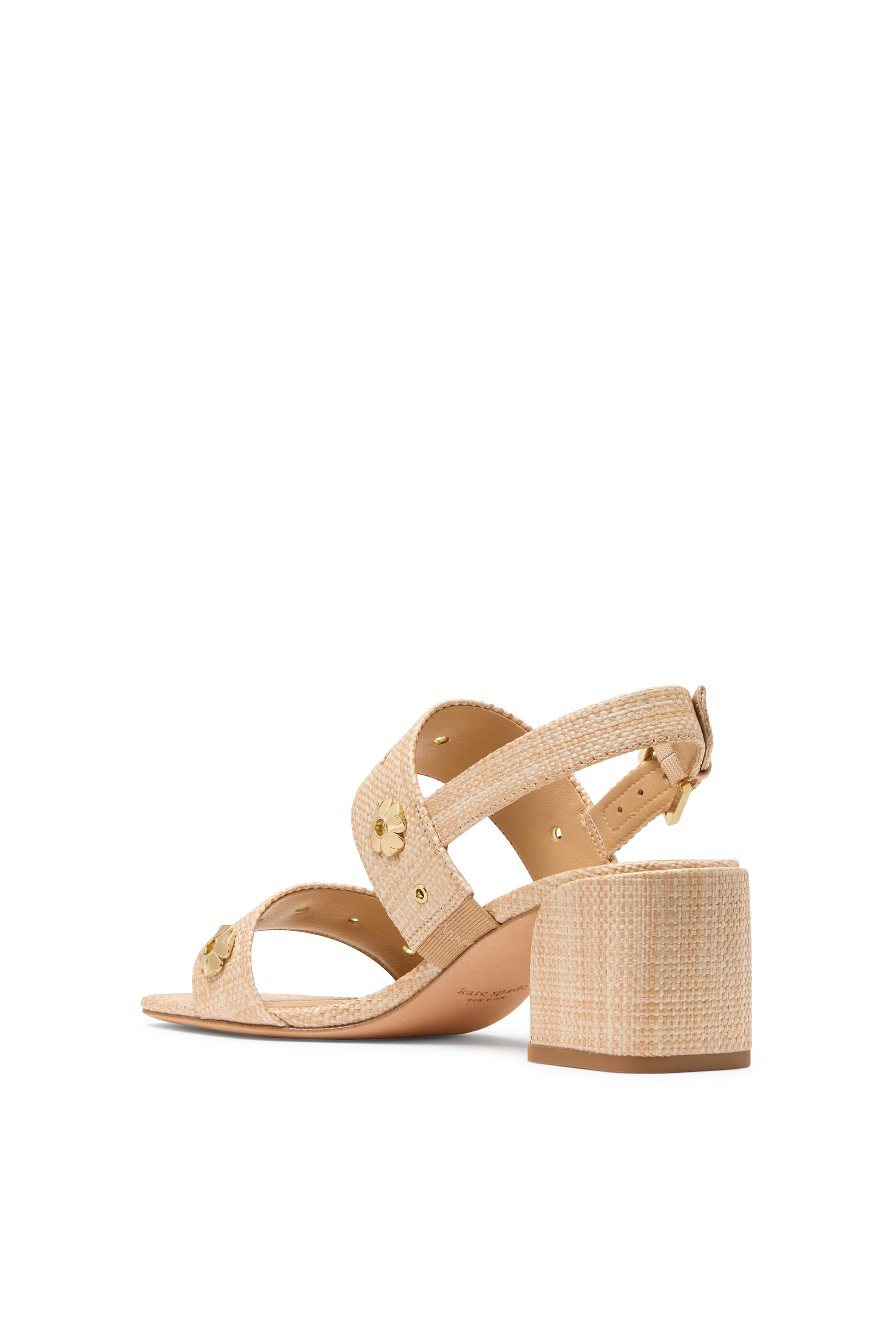  Spade Flower Stud 55 Block Heels 