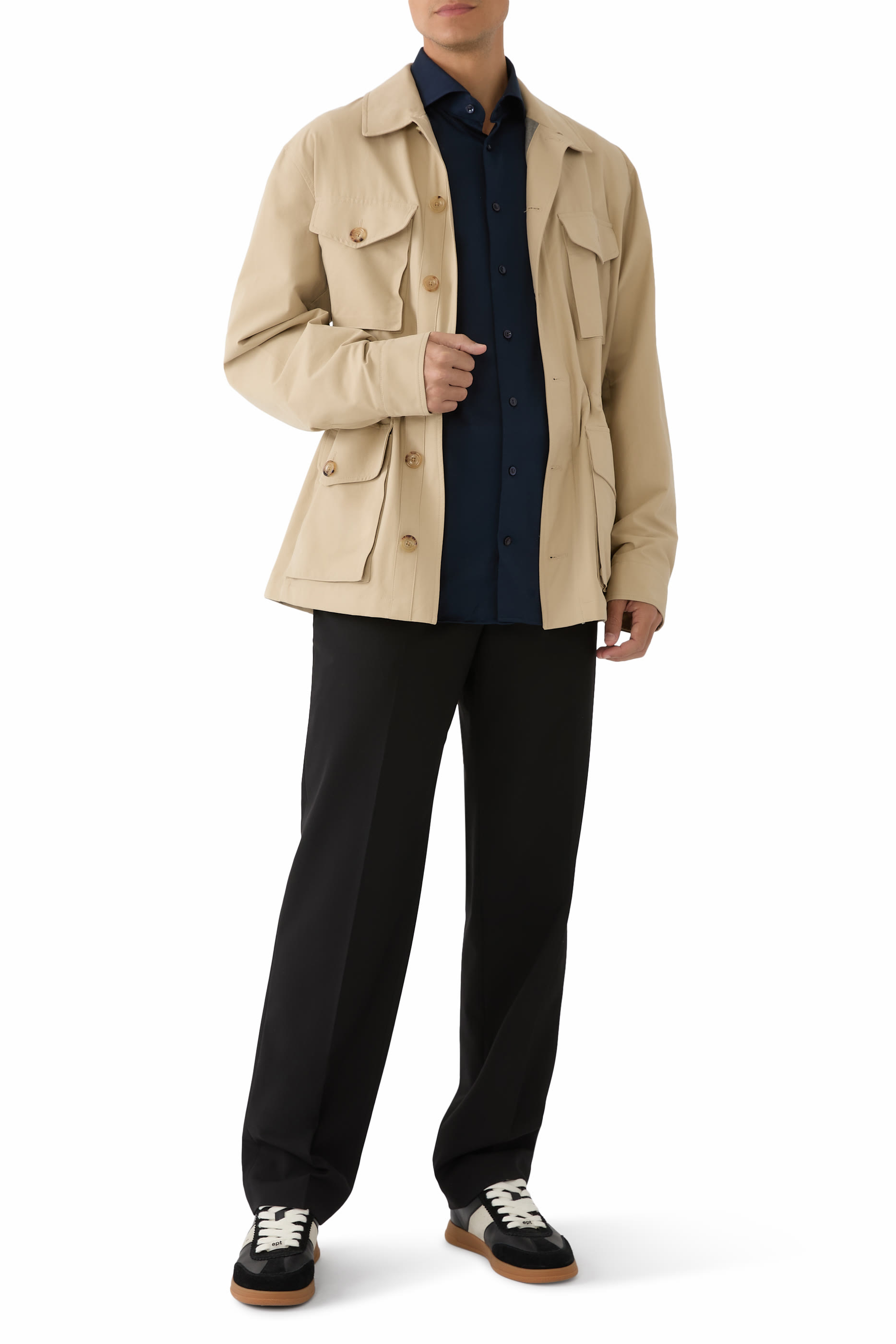 Filo di Scotia Knitted Jaquard Shirt