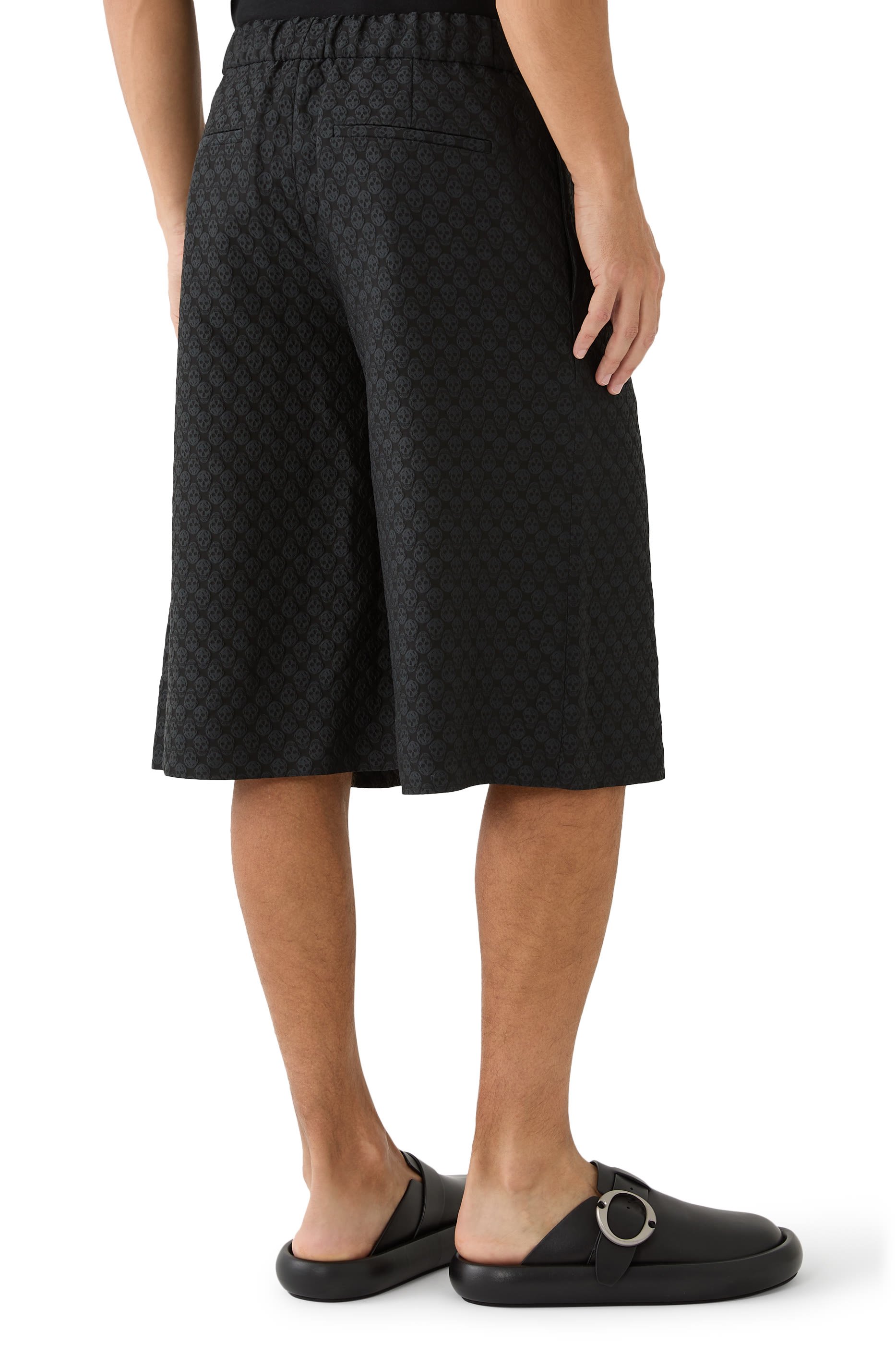 Skull Jacquard Shorts