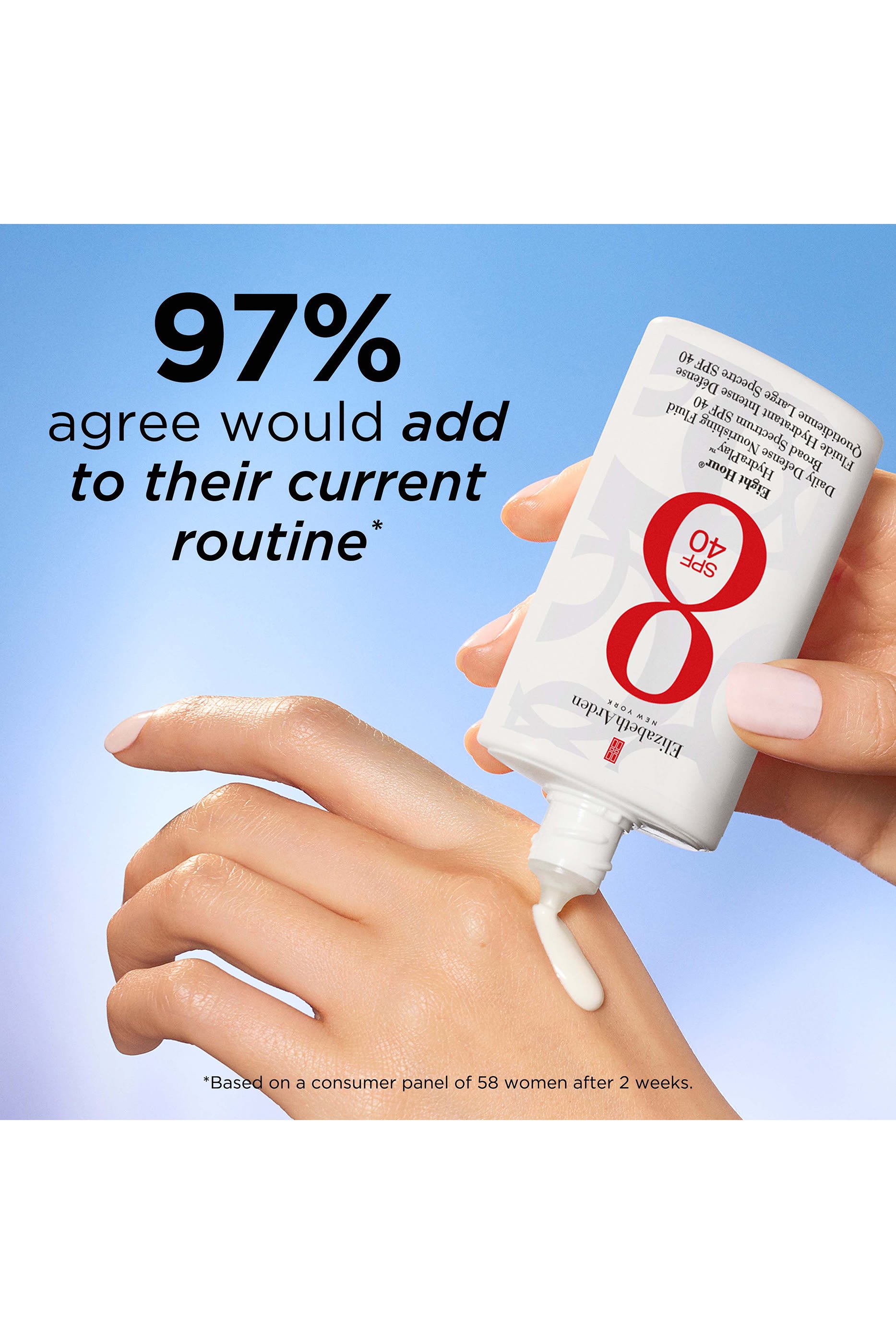  Eight Hour&reg; HydraPlay&trade; Daily Defense Nourishing Fluid Broad Spectrum SPF 40