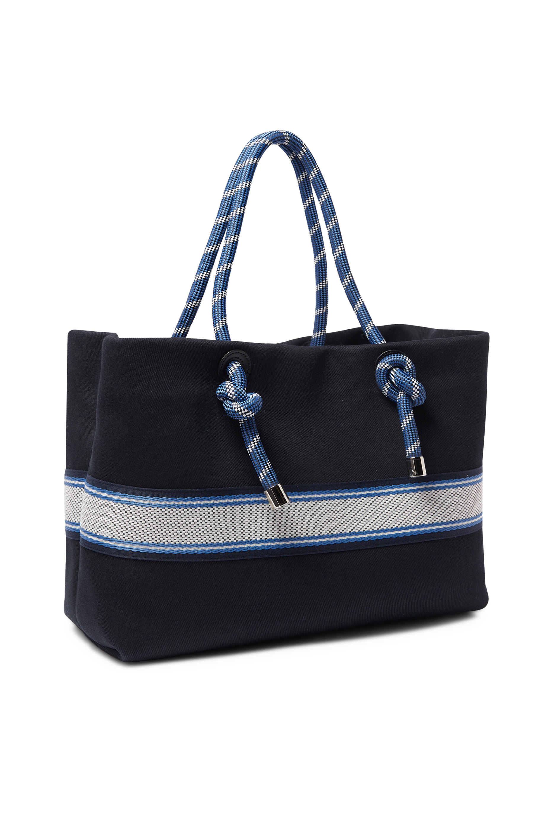 MyEA Logo-Tape Shopping Tote Bag