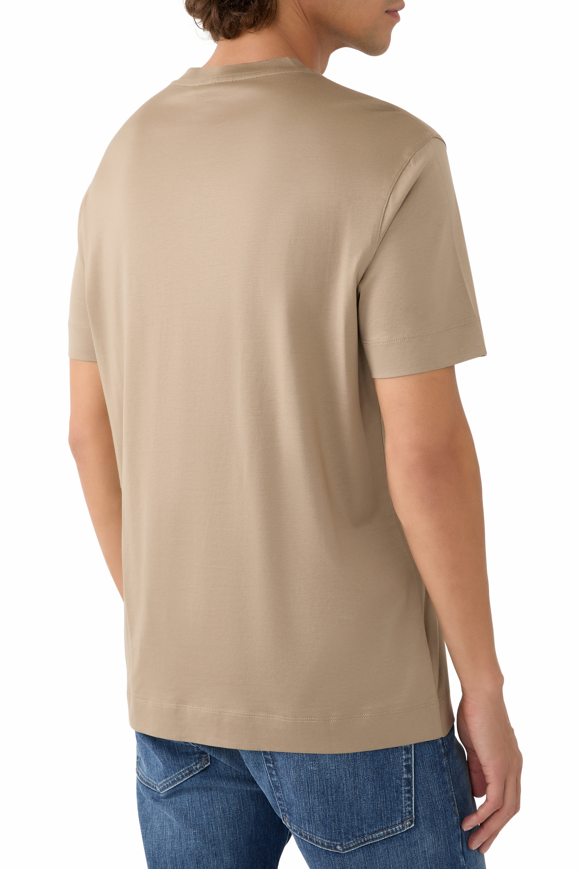 Logo-Print Crew Neck T-Shirt